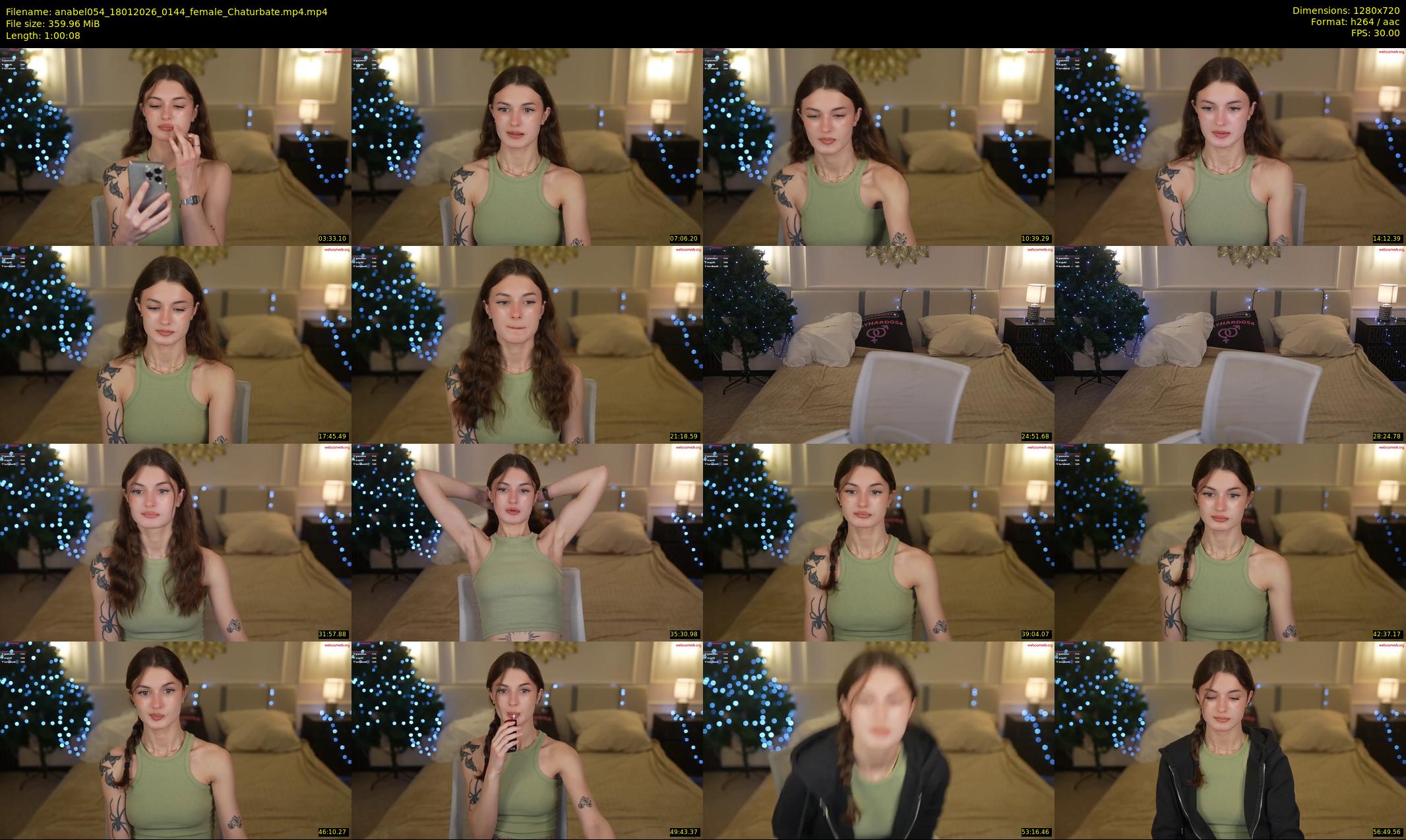 anabel054 — 61 minute Chaturbate female cam show recording, 720p, Jan 18, 2026