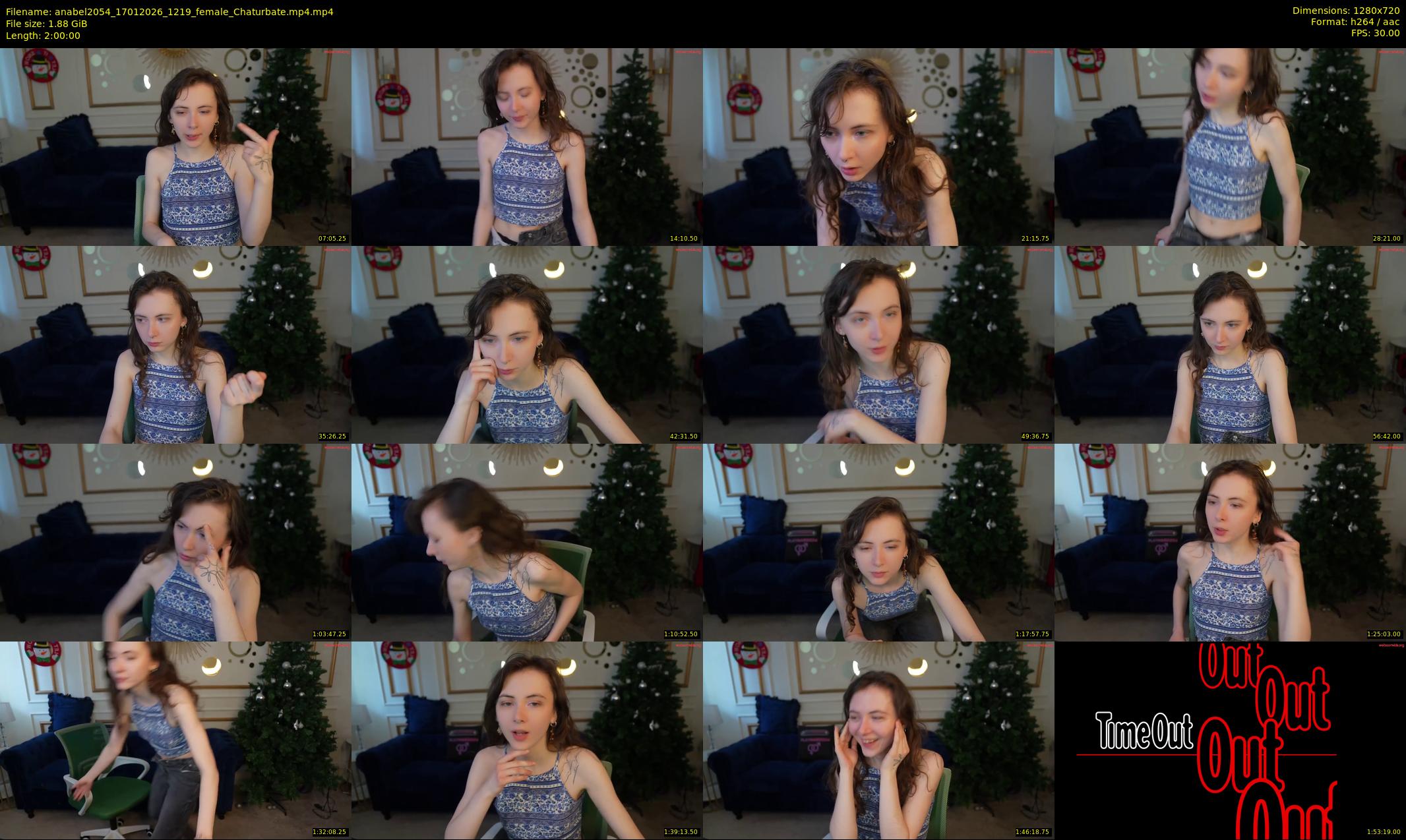 anabel2054 — 120 minute Chaturbate female cam show recording, 720p, Jan 17, 2026