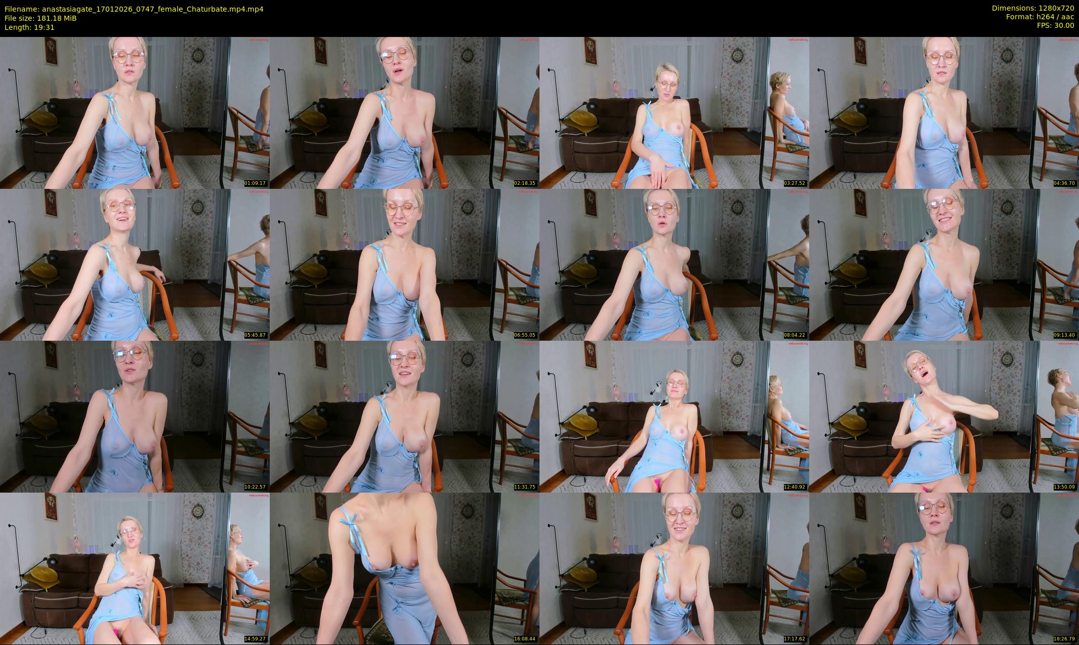 anastasiagate — 20 minute Chaturbate female cam show recording, 720p, Jan 17, 2026