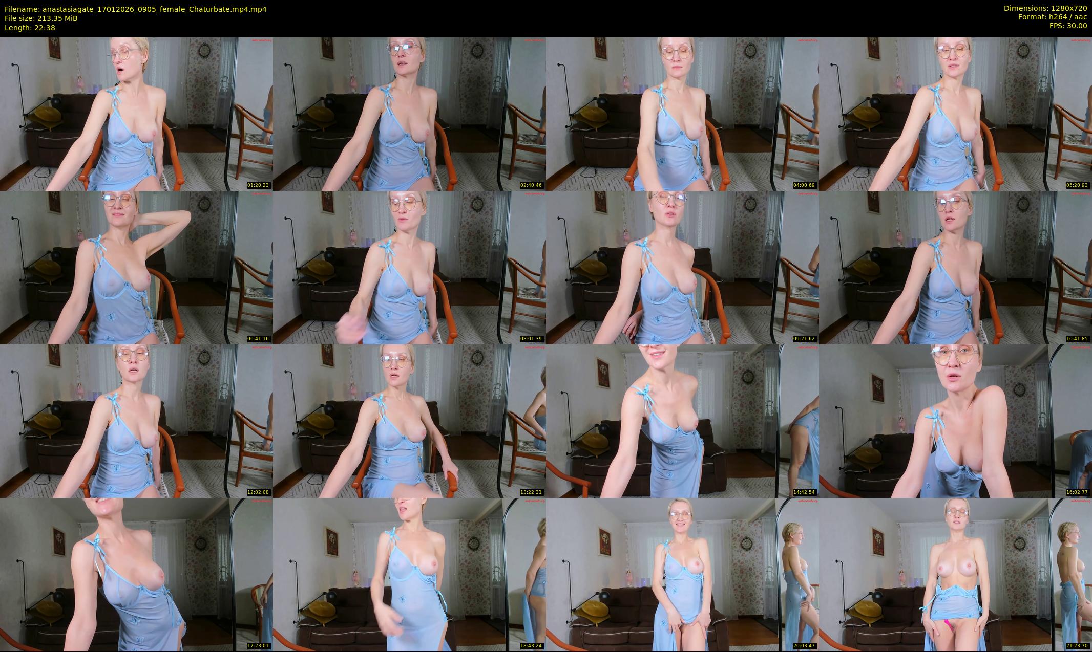 anastasiagate — 23 minute Chaturbate female cam show recording, 720p, Jan 17, 2026