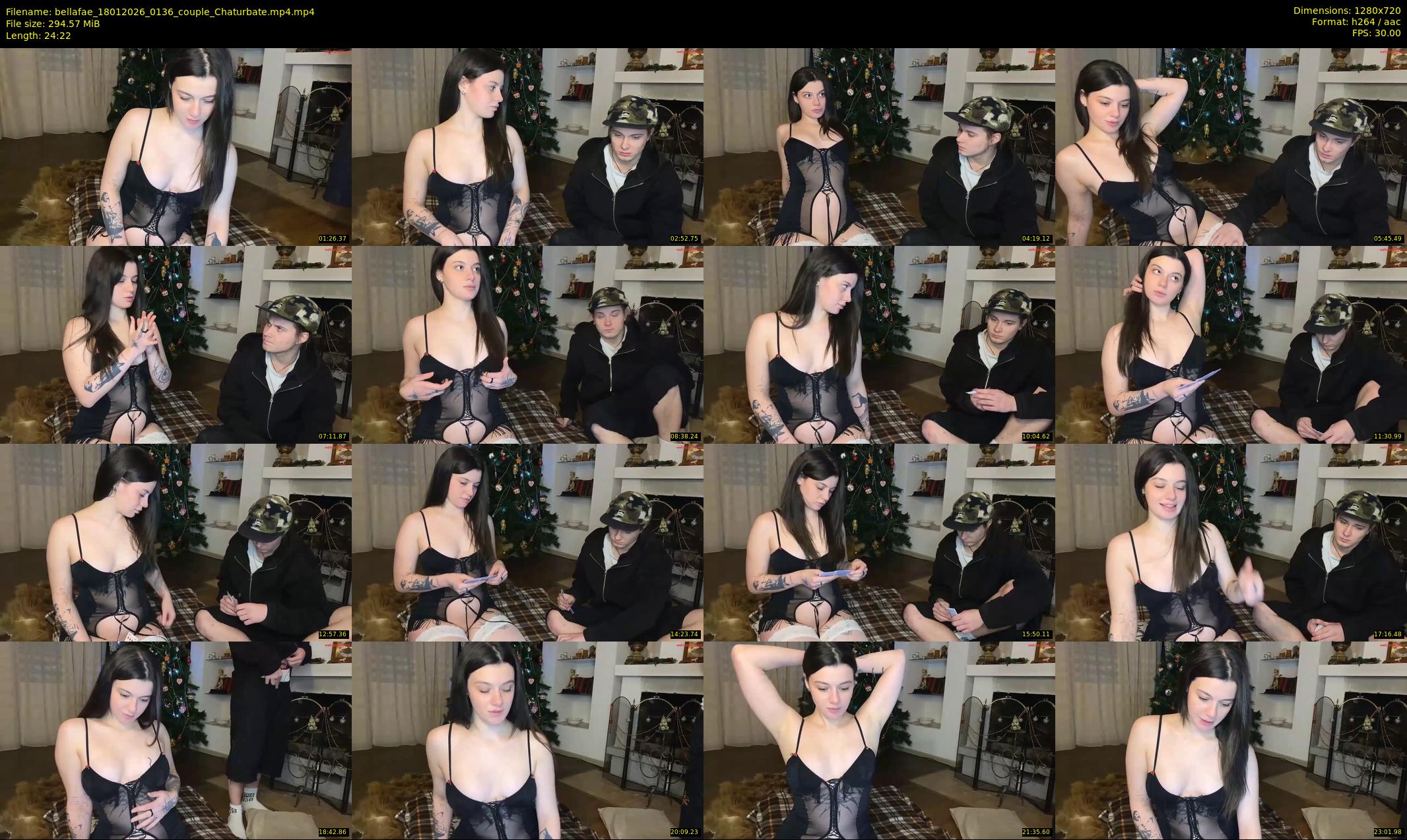 bellafae — 25 minute Chaturbate couple cam show recording, 720p, Jan 18, 2026
