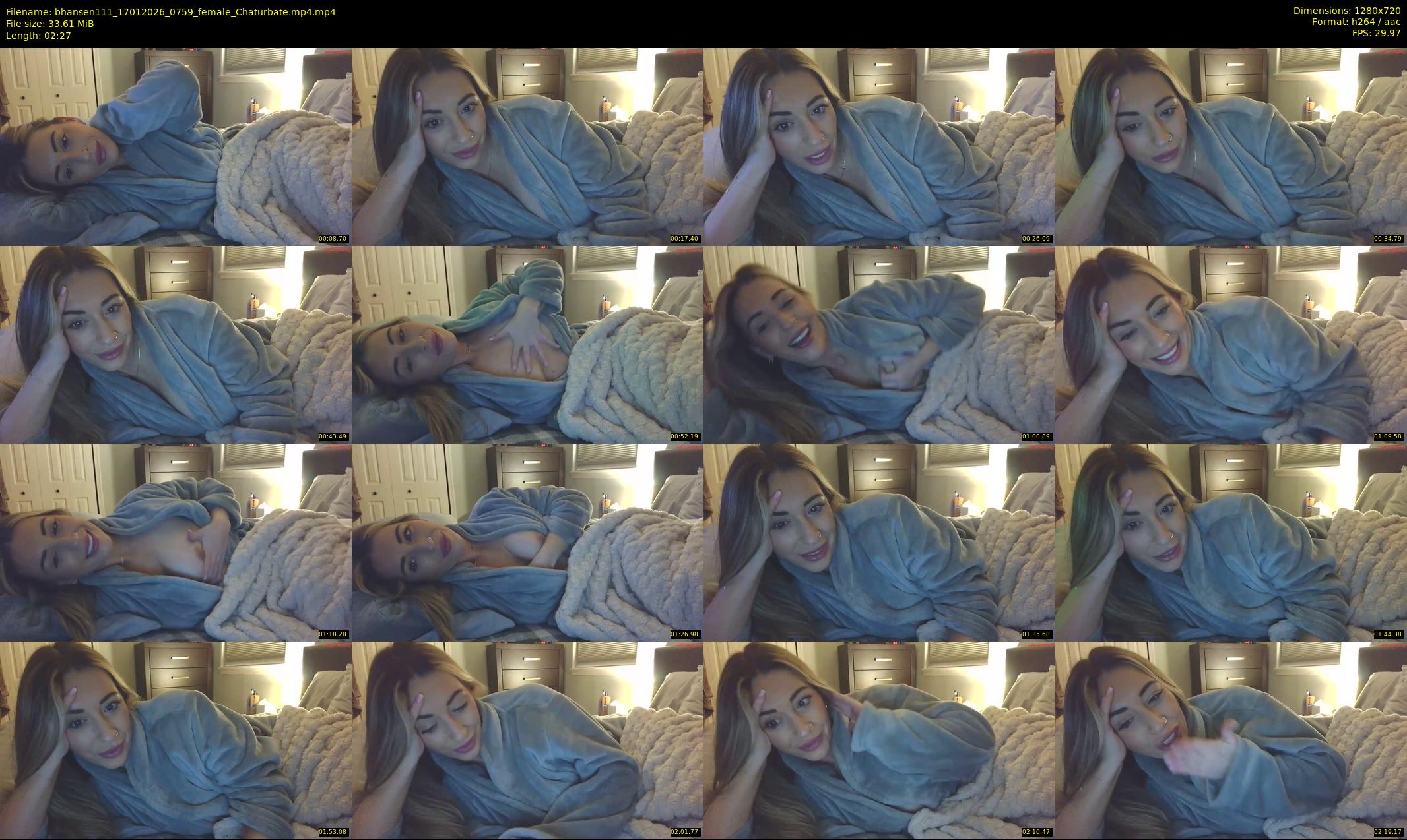 bhansen111 — 3 minute Chaturbate female cam show recording, 720p, Jan 17, 2026