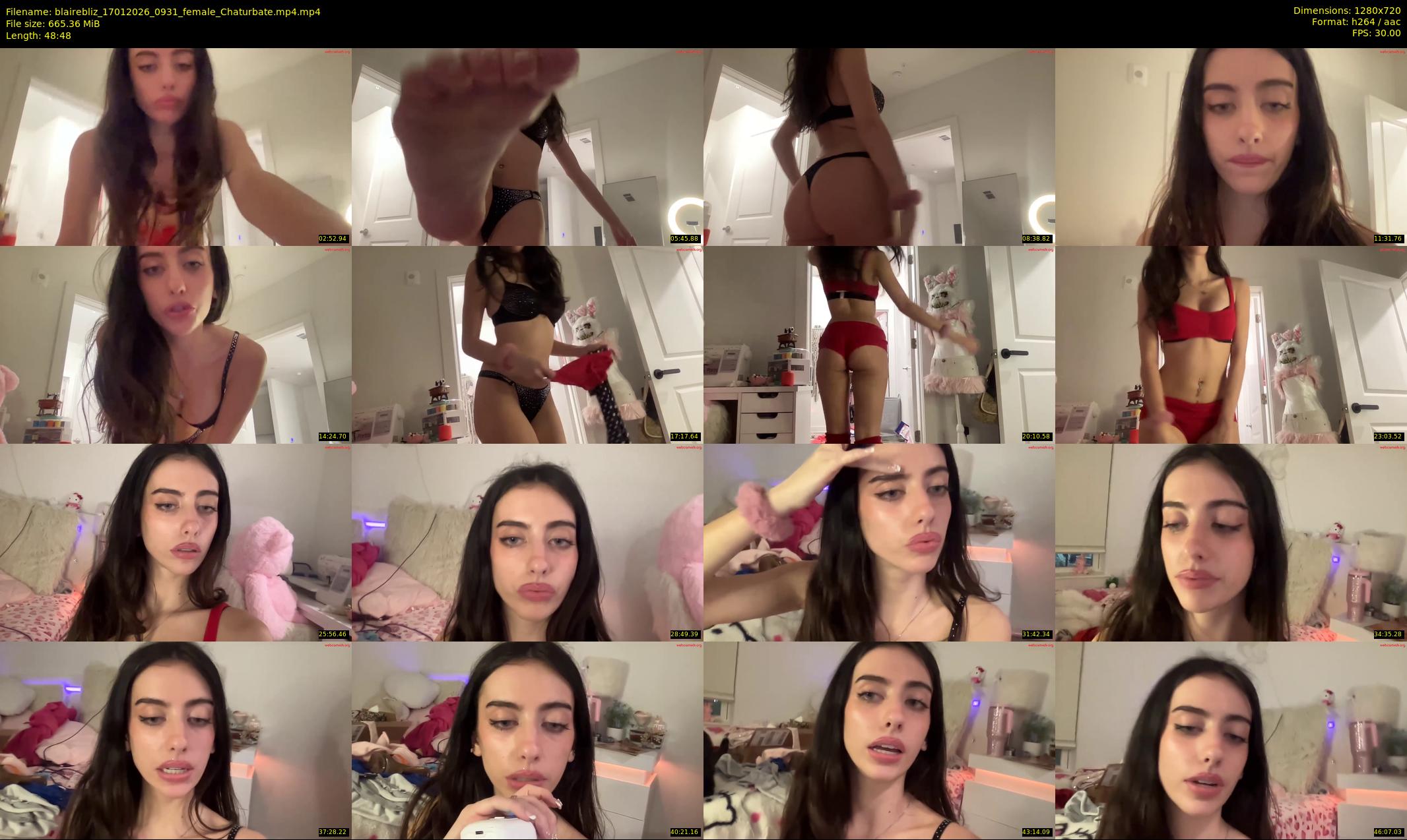 blairebliz — 49 minute Chaturbate female cam show recording, 720p, Jan 17, 2026