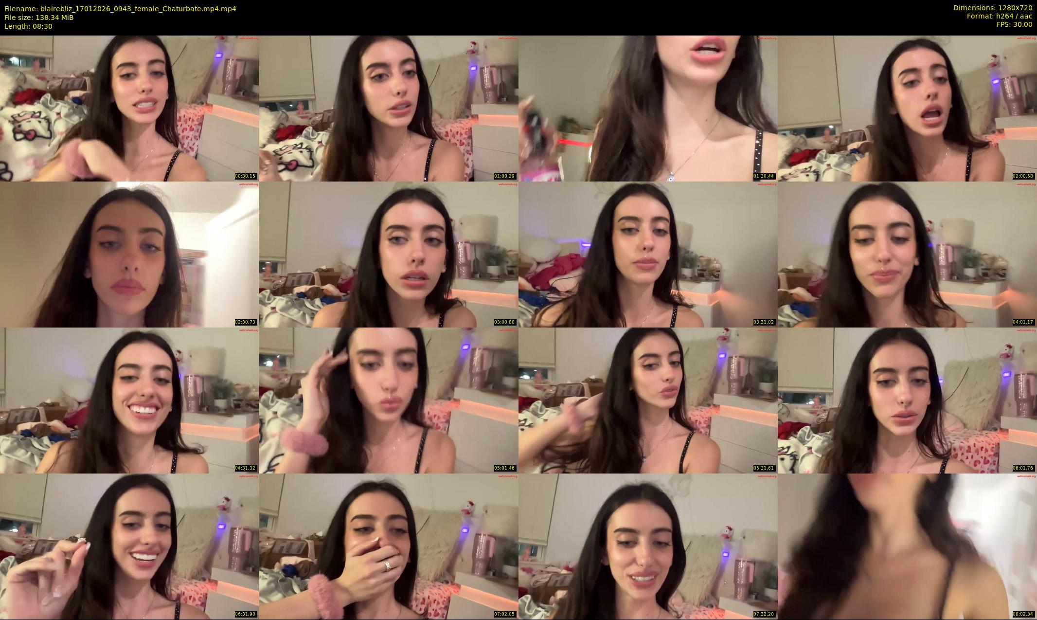 blairebliz — 9 minute Chaturbate female cam show recording, 720p, Jan 17, 2026
