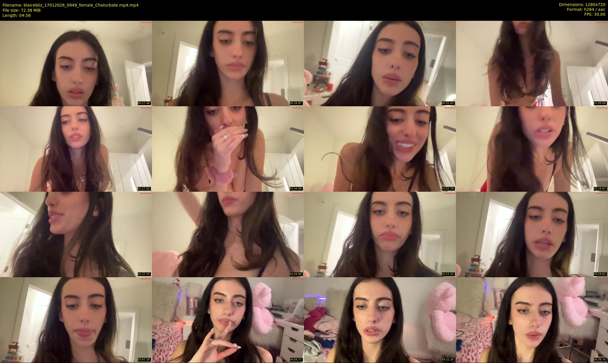 blairebliz — 5 minute Chaturbate female cam show recording, 720p, Jan 17, 2026