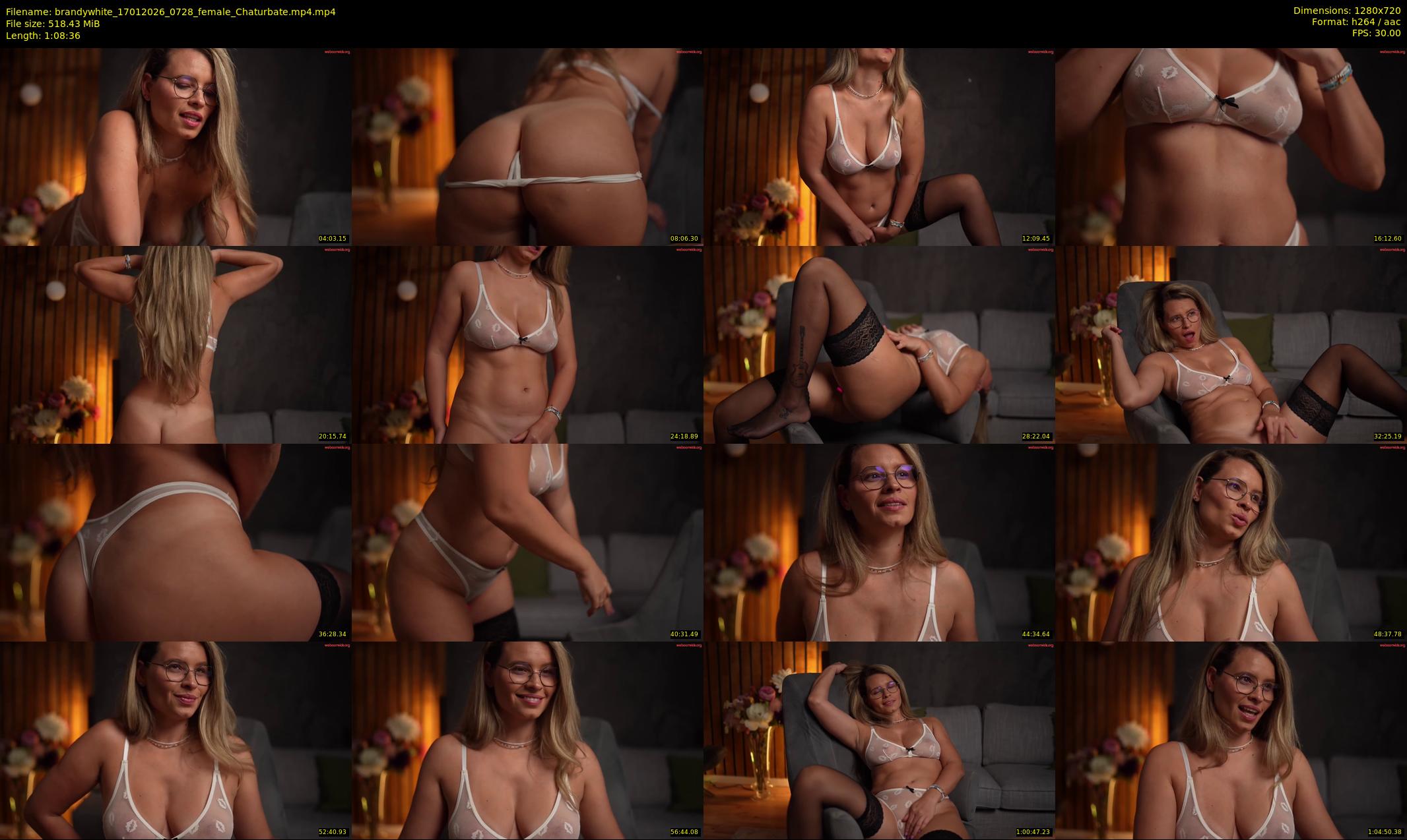 brandywhite — 69 minute Chaturbate female cam show recording, 720p, Jan 17, 2026