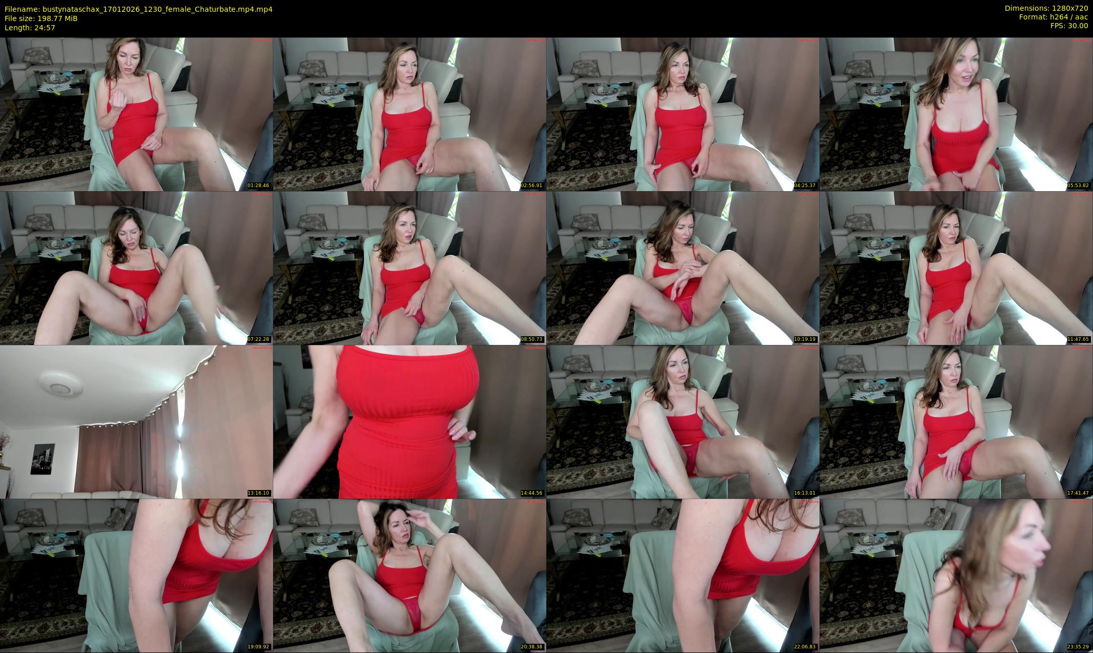 bustynataschax — 25 minute Chaturbate female cam show recording, 720p, Jan 17, 2026