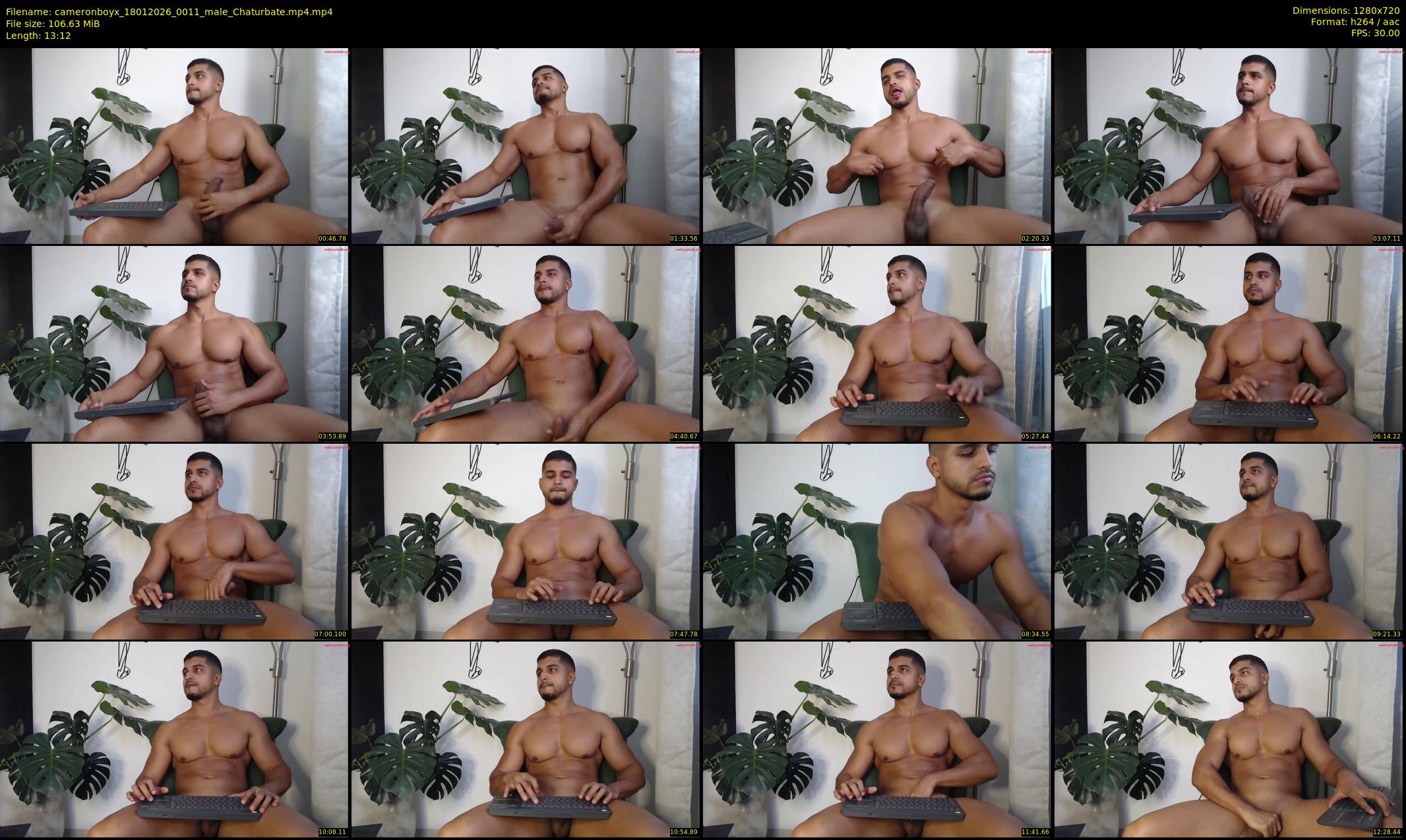 cameronboyx — 14 minute Chaturbate male cam show recording, 720p, Jan 18, 2026