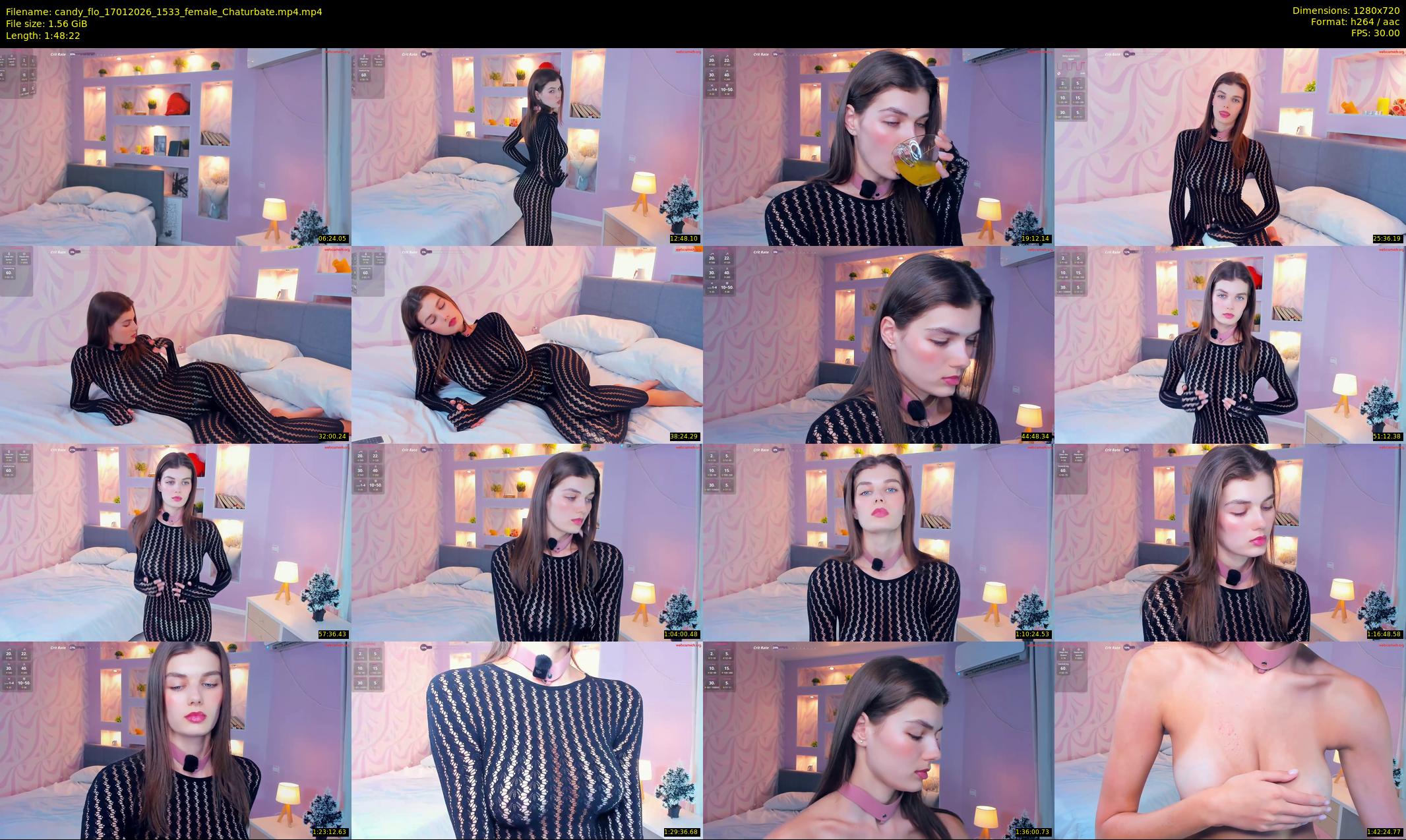 candy_flo — 109 minute Chaturbate female cam show recording, 720p, Jan 17, 2026