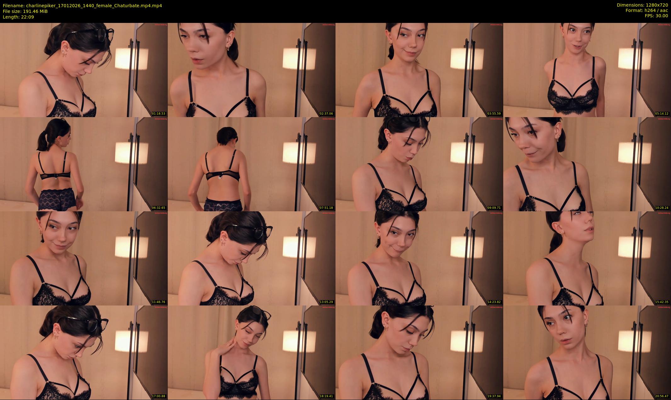 charlinepiker — 23 minute Chaturbate female cam show recording, 720p, Jan 17, 2026