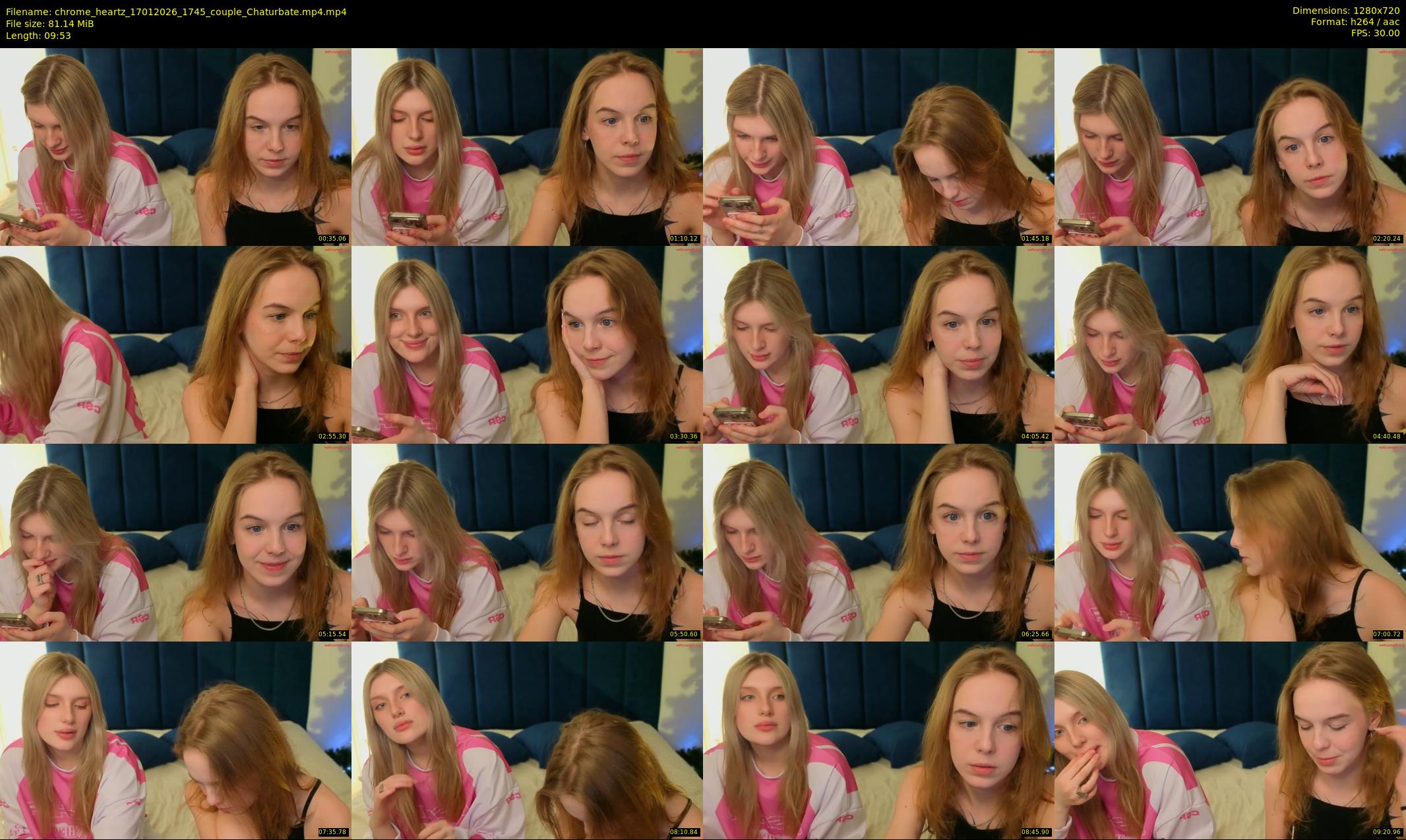 chrome_heartz — 10 minute Chaturbate couple cam show recording, 720p, Jan 17, 2026