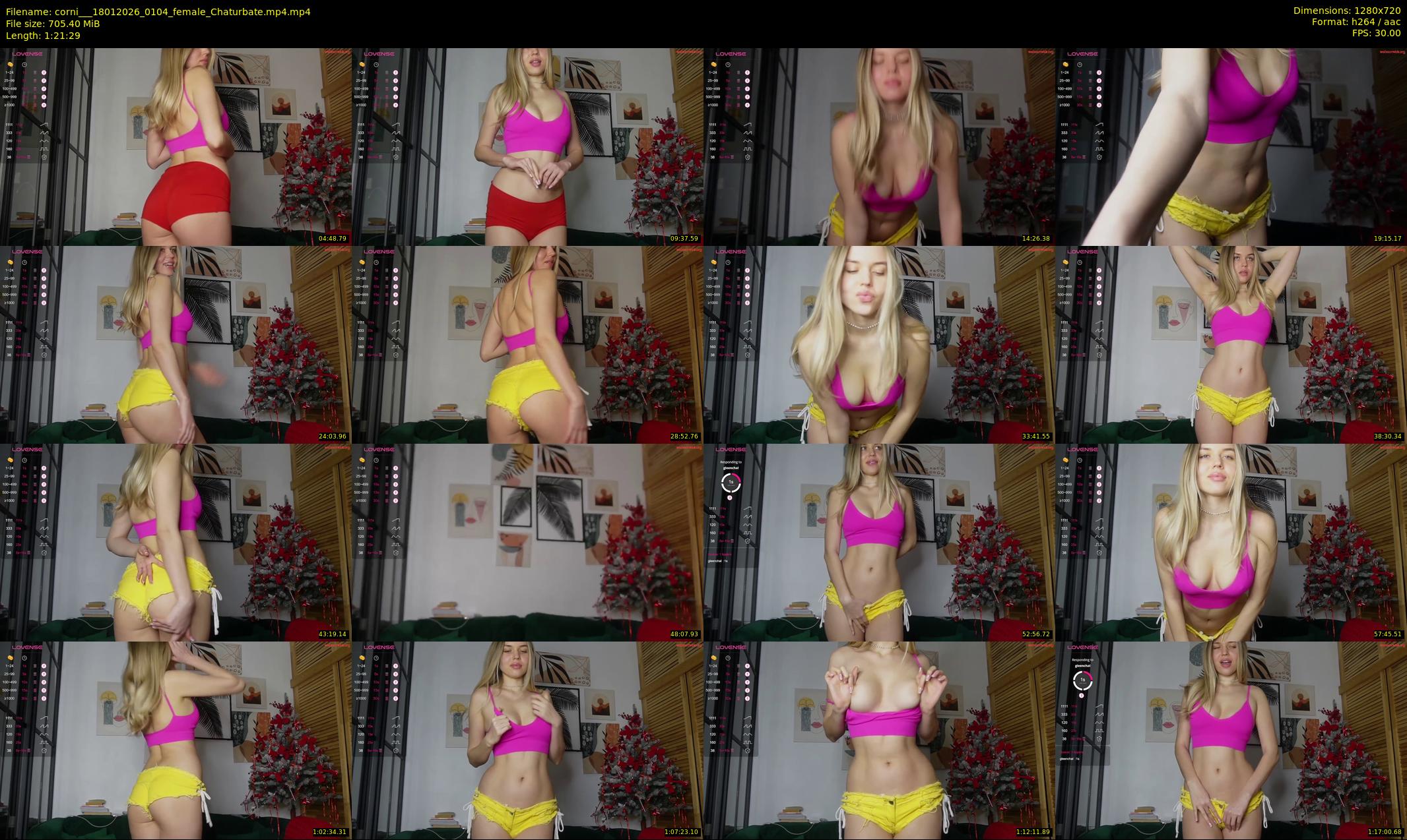 corni__ — 82 minute Chaturbate female cam show recording, 720p, Jan 18, 2026