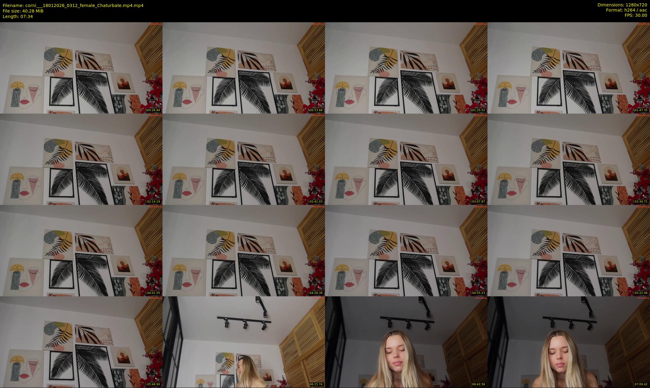 corni__ — 8 minute Chaturbate female cam show recording, 720p, Jan 18, 2026