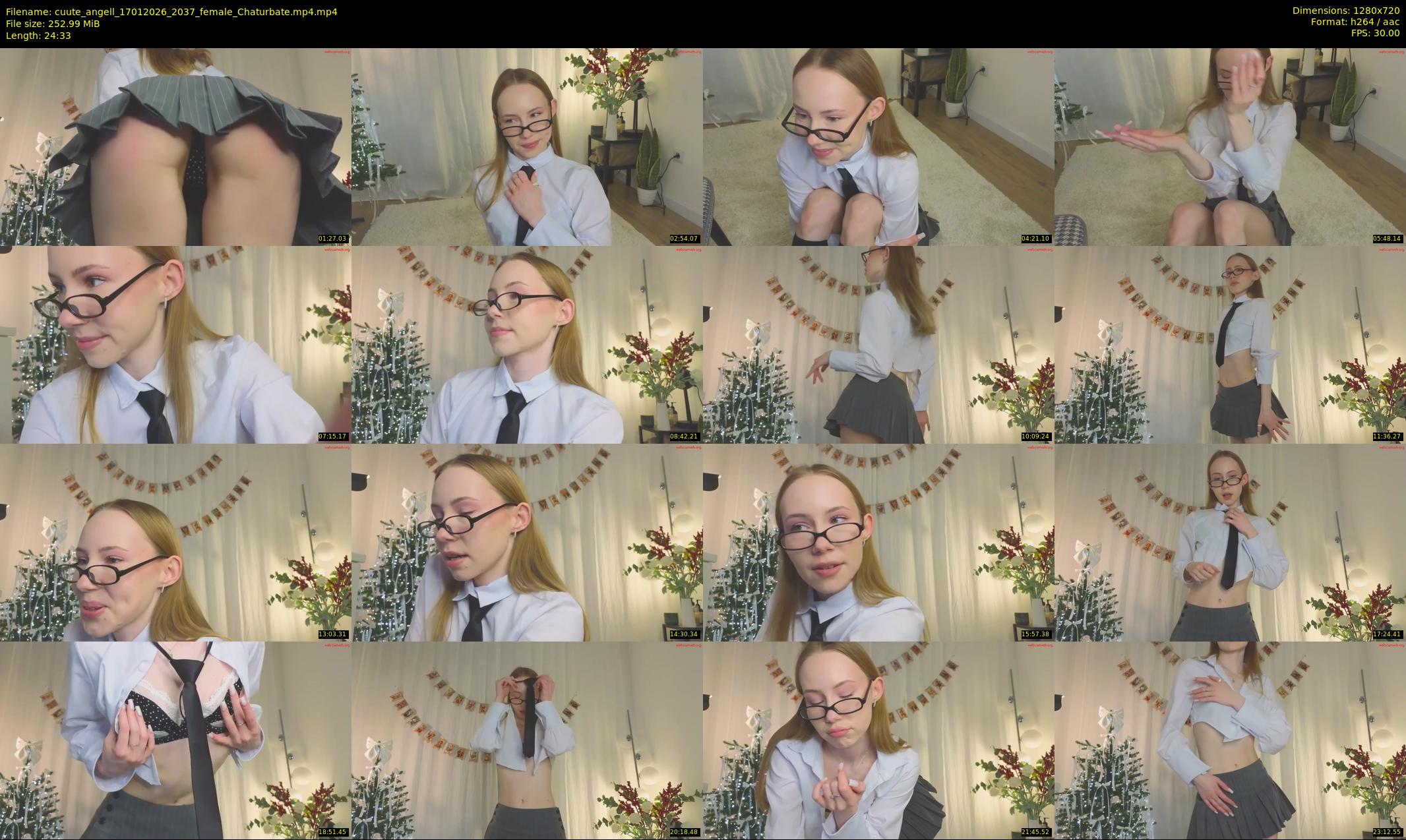 cuute_angell — 25 minute Chaturbate female cam show recording, 720p, Jan 17, 2026