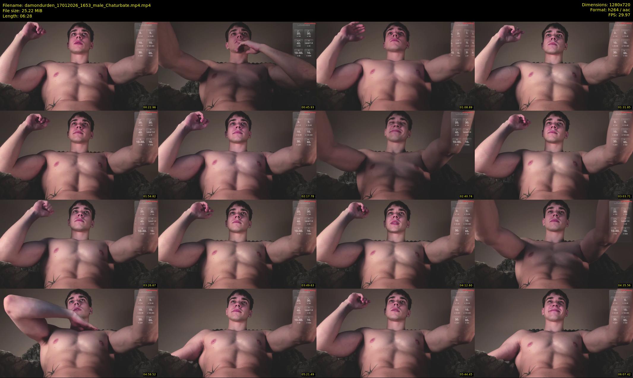 damondurden — 7 minute Chaturbate male cam show recording, 720p, Jan 17, 2026
