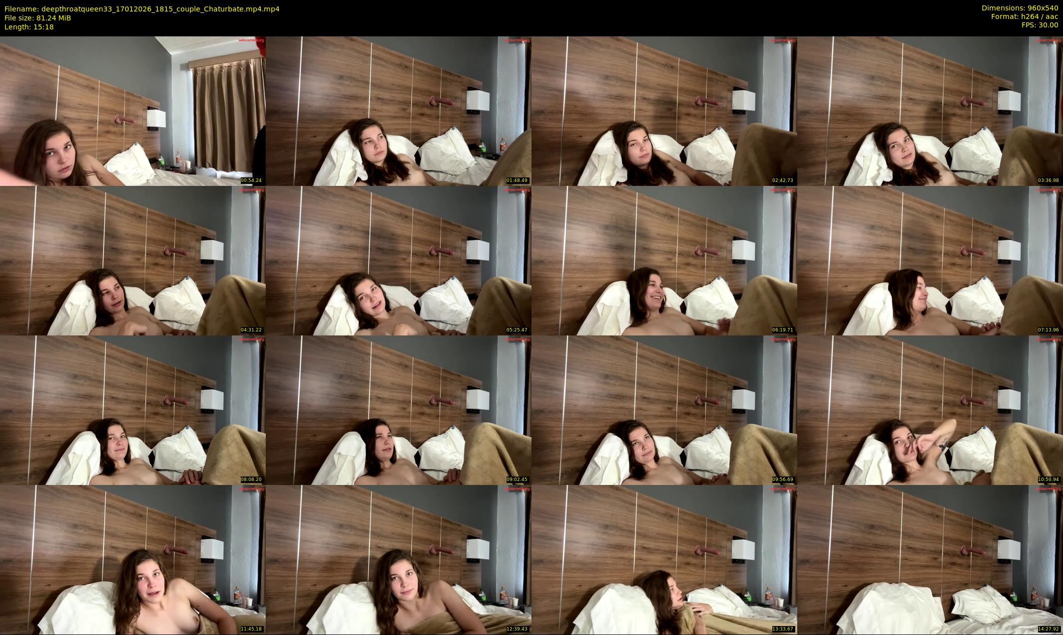 deepthroatqueen33 — 16 minute Chaturbate female cam show recording, 480p, Jan 17, 2026
