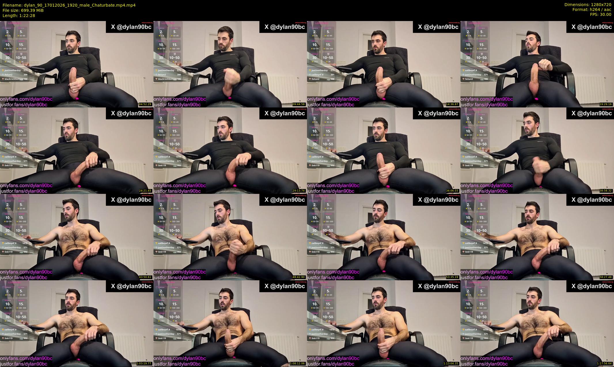 dylan_90 — 83 minute Chaturbate male cam show recording, 720p, Jan 17, 2026