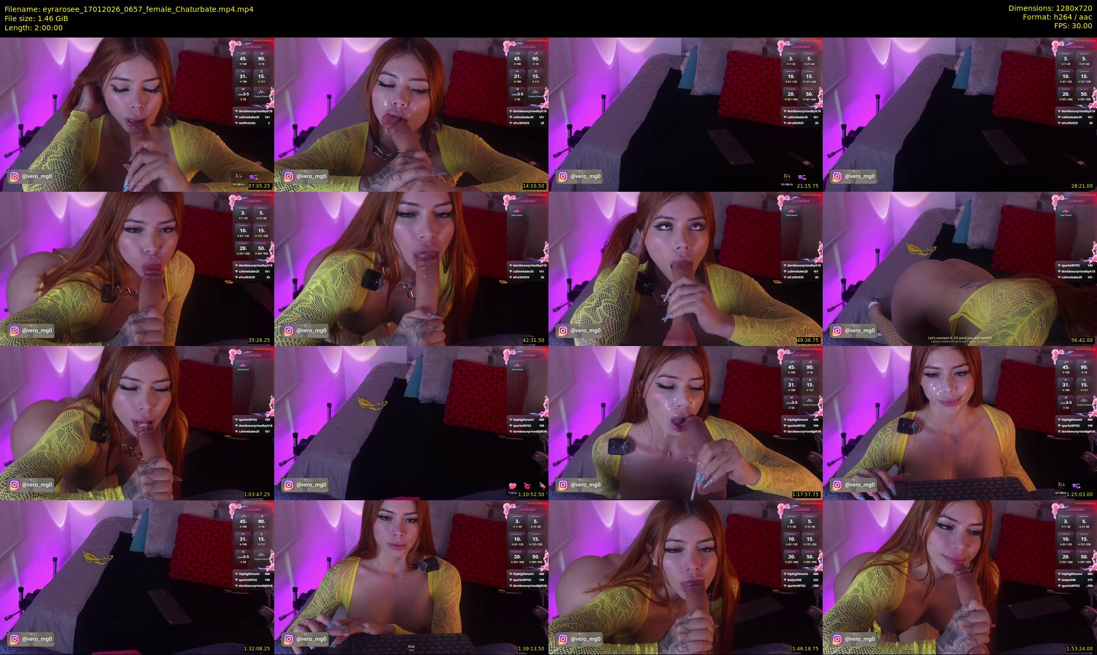 eyrarosee — 120 minute Chaturbate female cam show recording, 720p, Jan 17, 2026