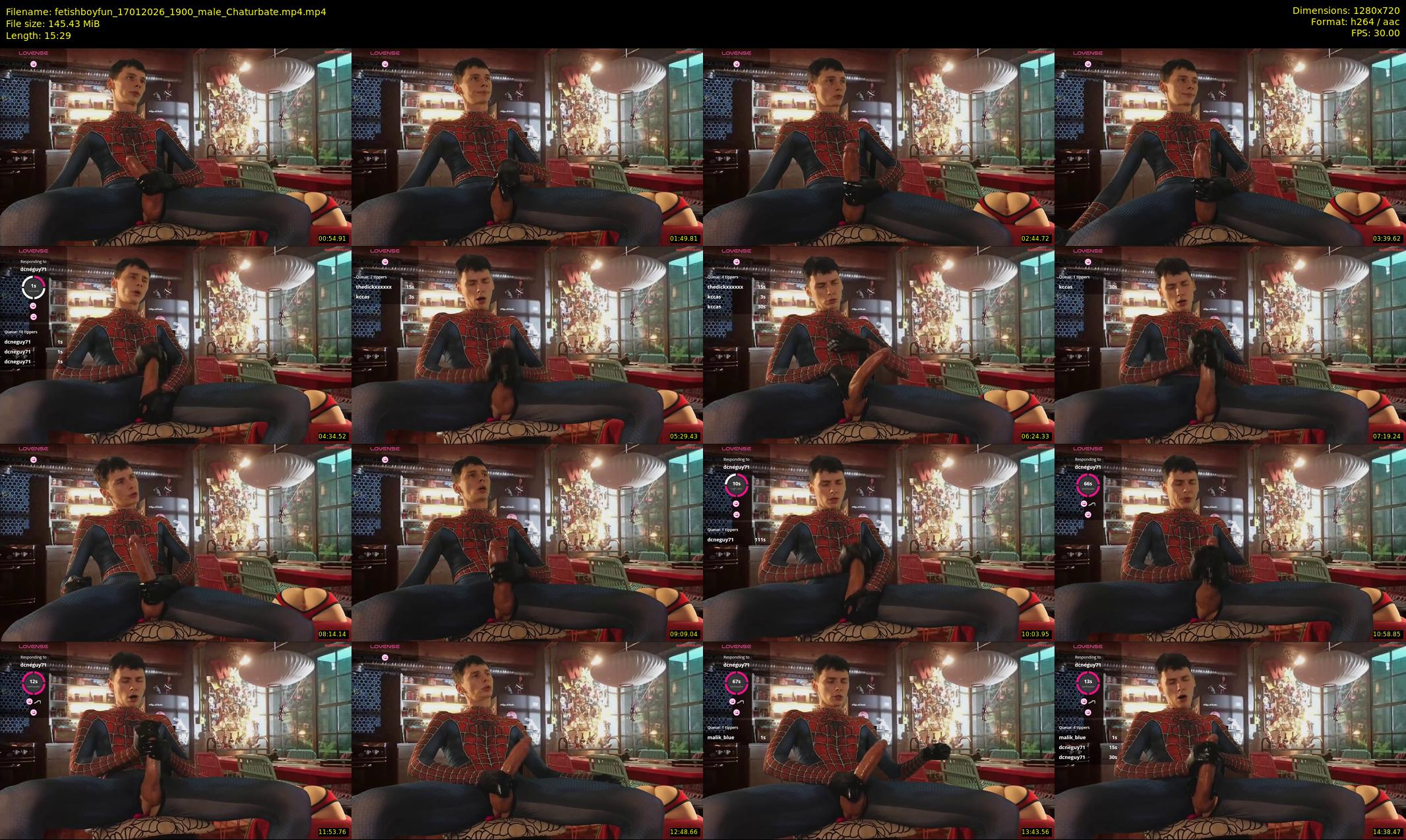 fetishboyfun — 16 minute Chaturbate male cam show recording, 720p, Jan 17, 2026