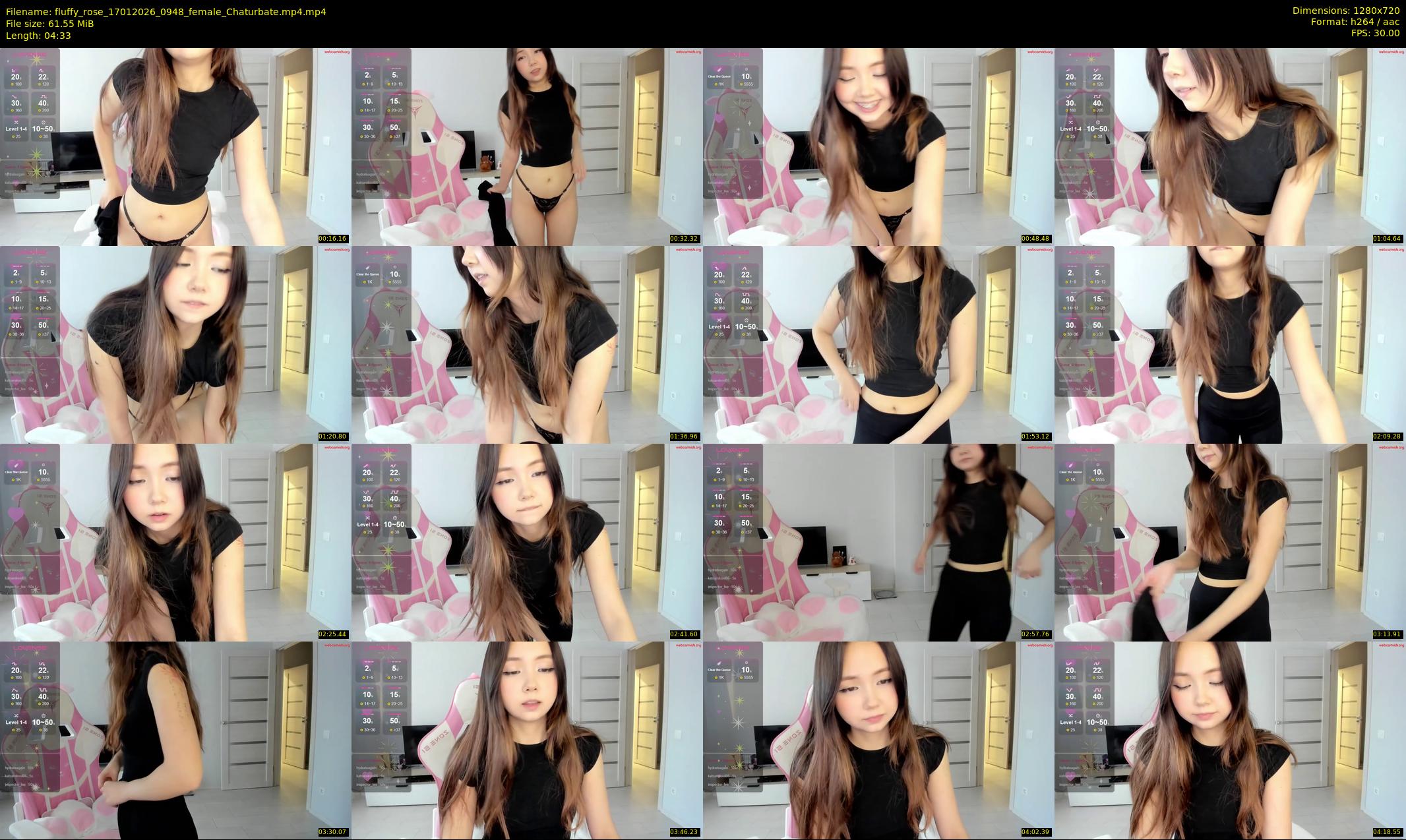 fluffy_rose — 5 minute Chaturbate female cam show recording, 720p, Jan 17, 2026