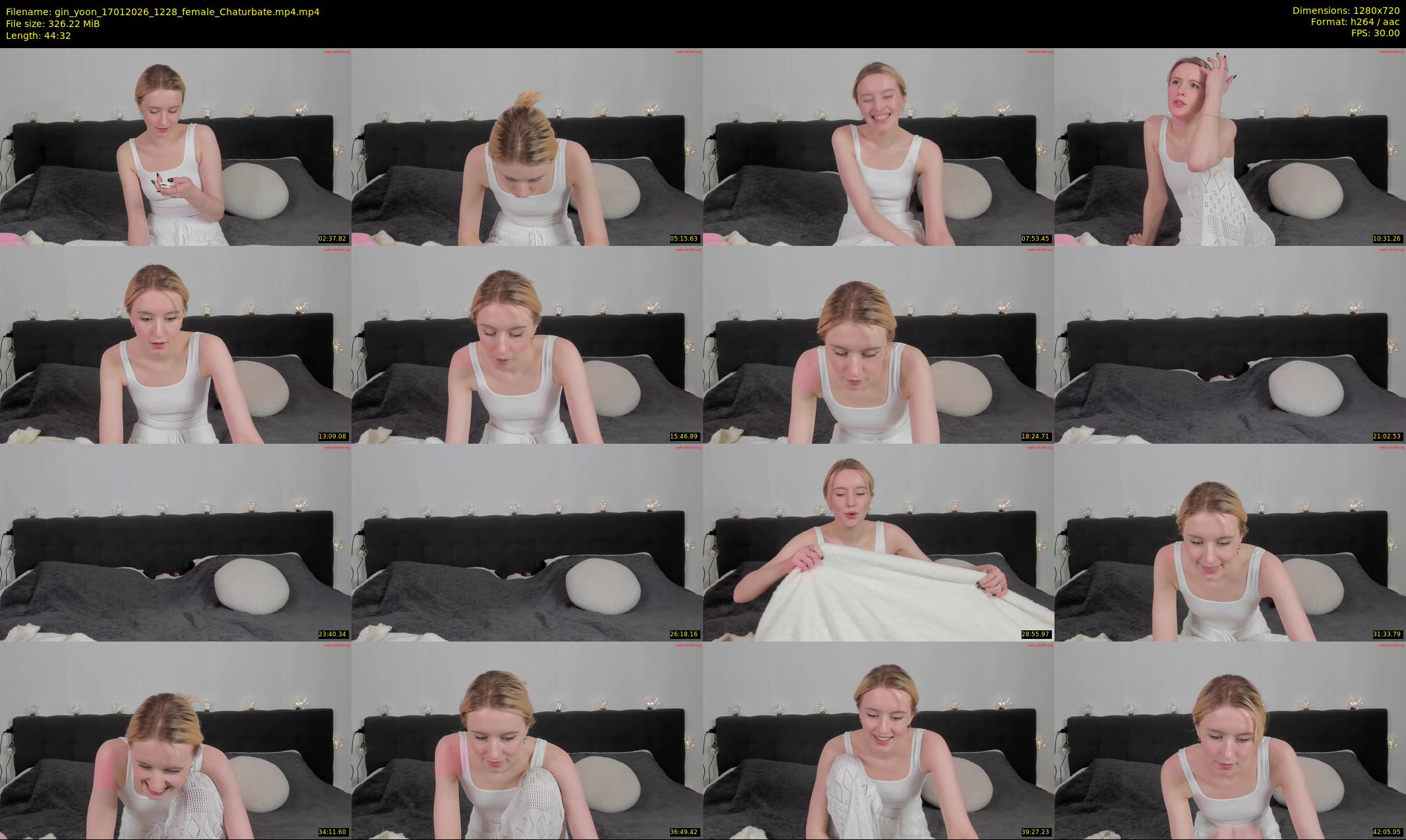 gin_yoon — 45 minute Chaturbate female cam show recording, 720p, Jan 17, 2026