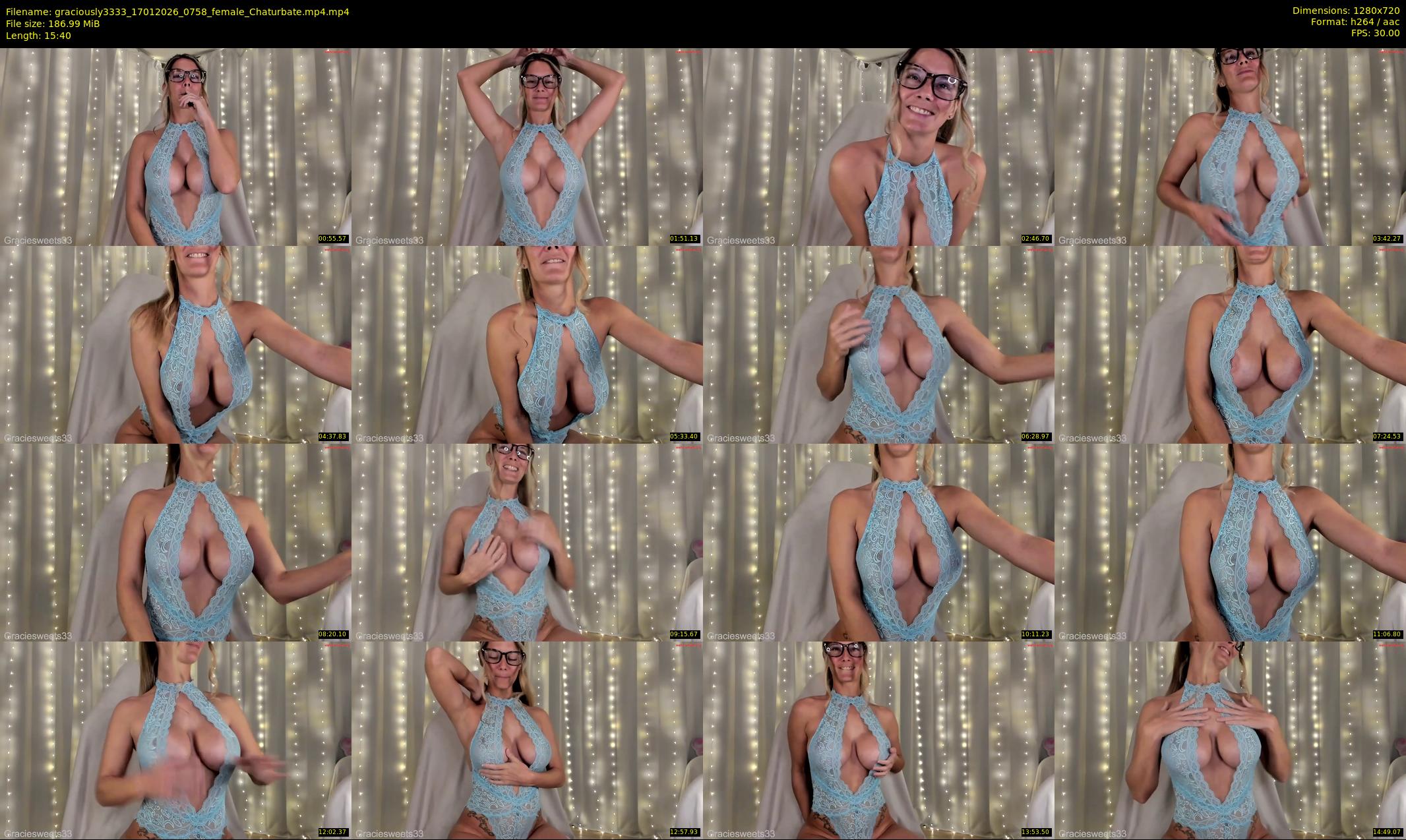 graciously3333 — 16 minute Chaturbate female cam show recording, 720p, Jan 17, 2026