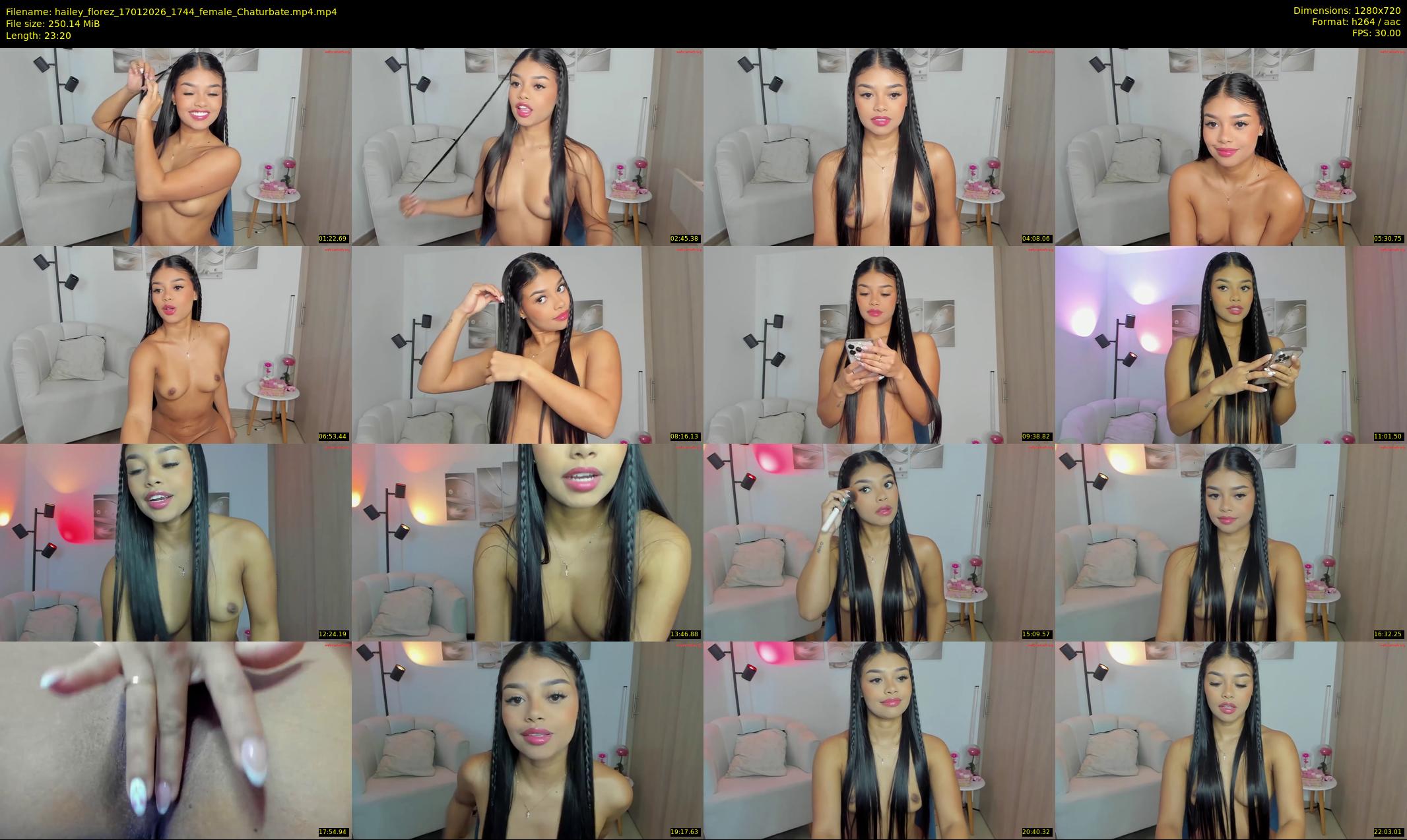 hailey_florez — 24 minute Chaturbate female cam show recording, 720p, Jan 17, 2026