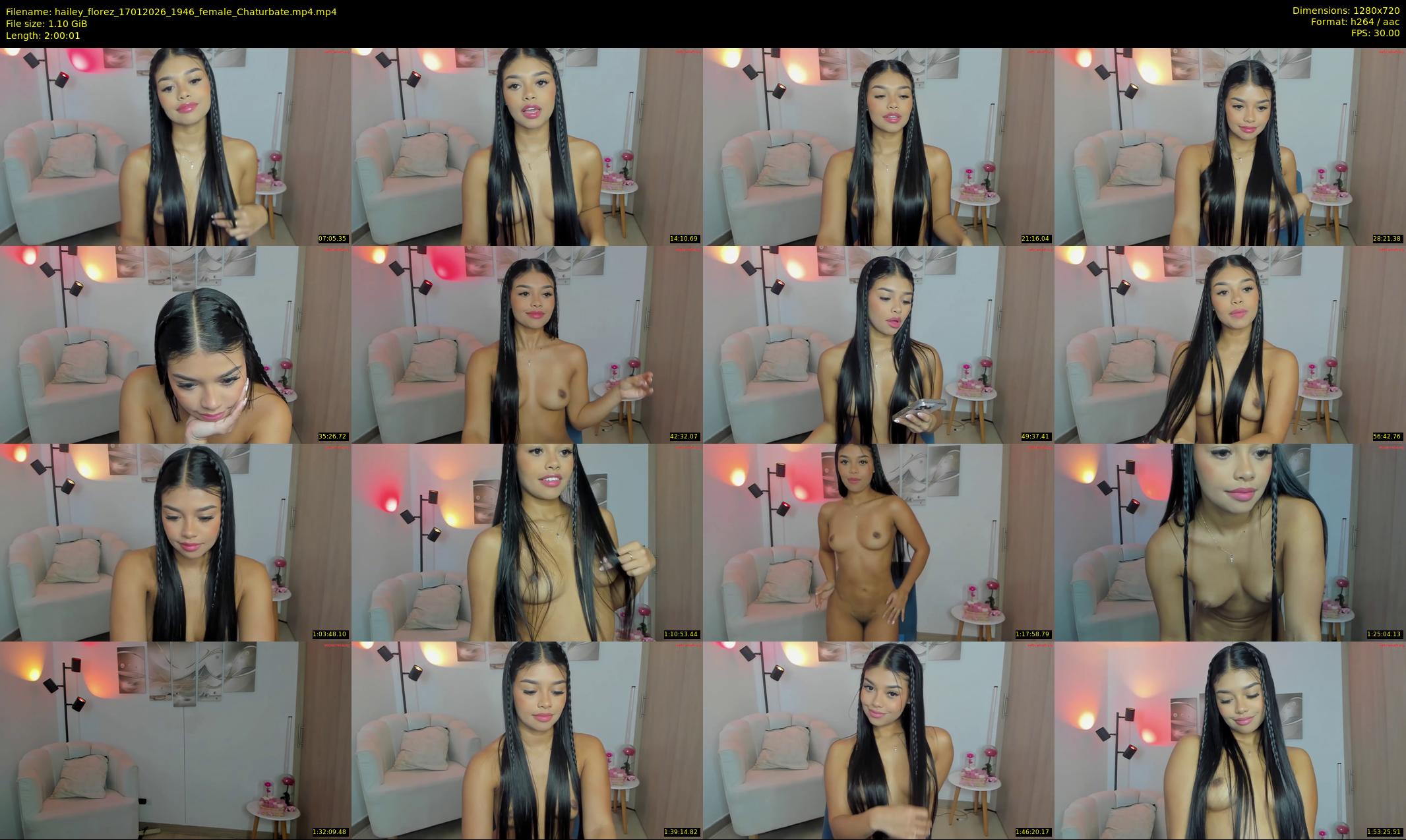 hailey_florez — 121 minute Chaturbate female cam show recording, 720p, Jan 17, 2026
