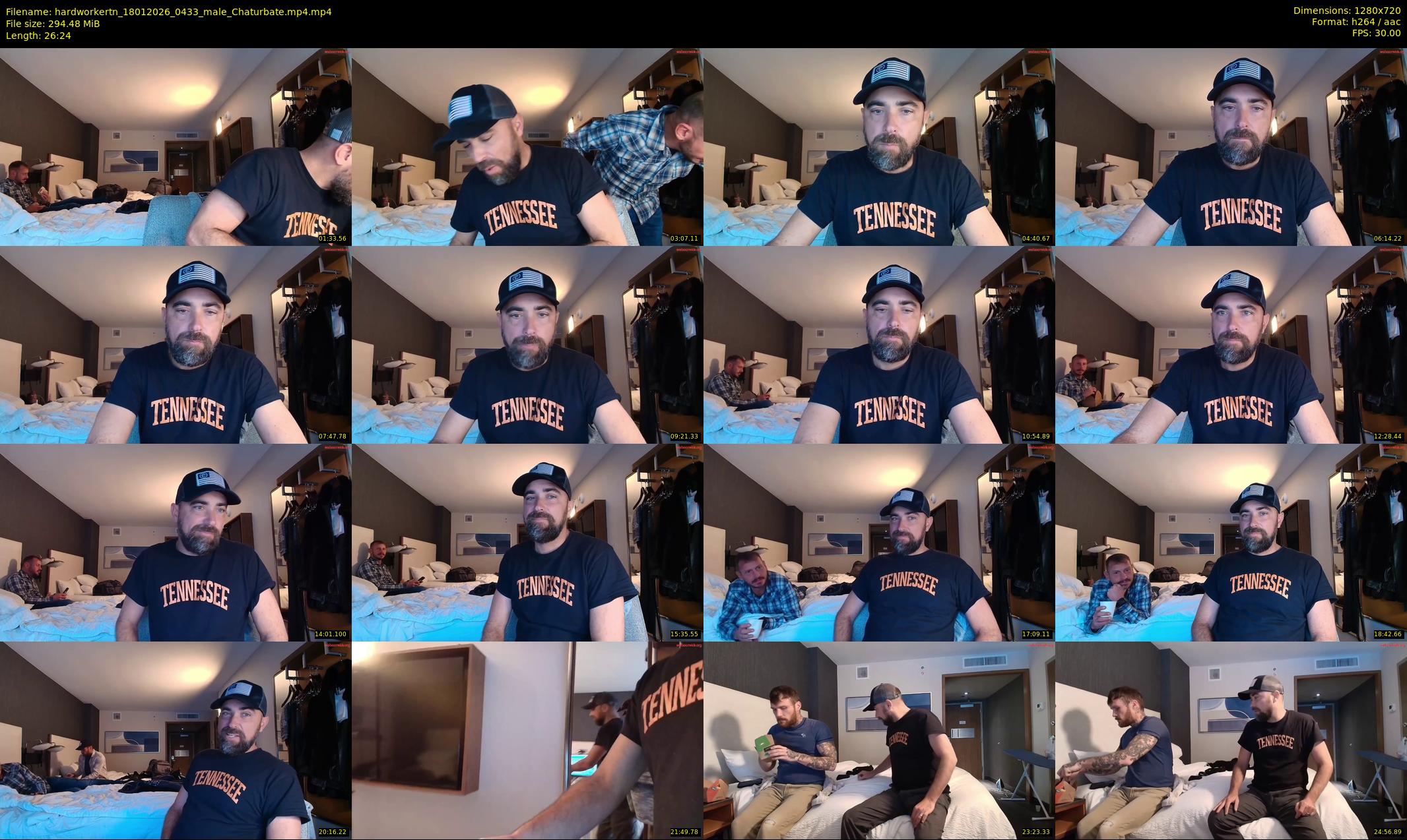 hardworkertn — 27 minute Chaturbate male cam show recording, 720p, Jan 18, 2026