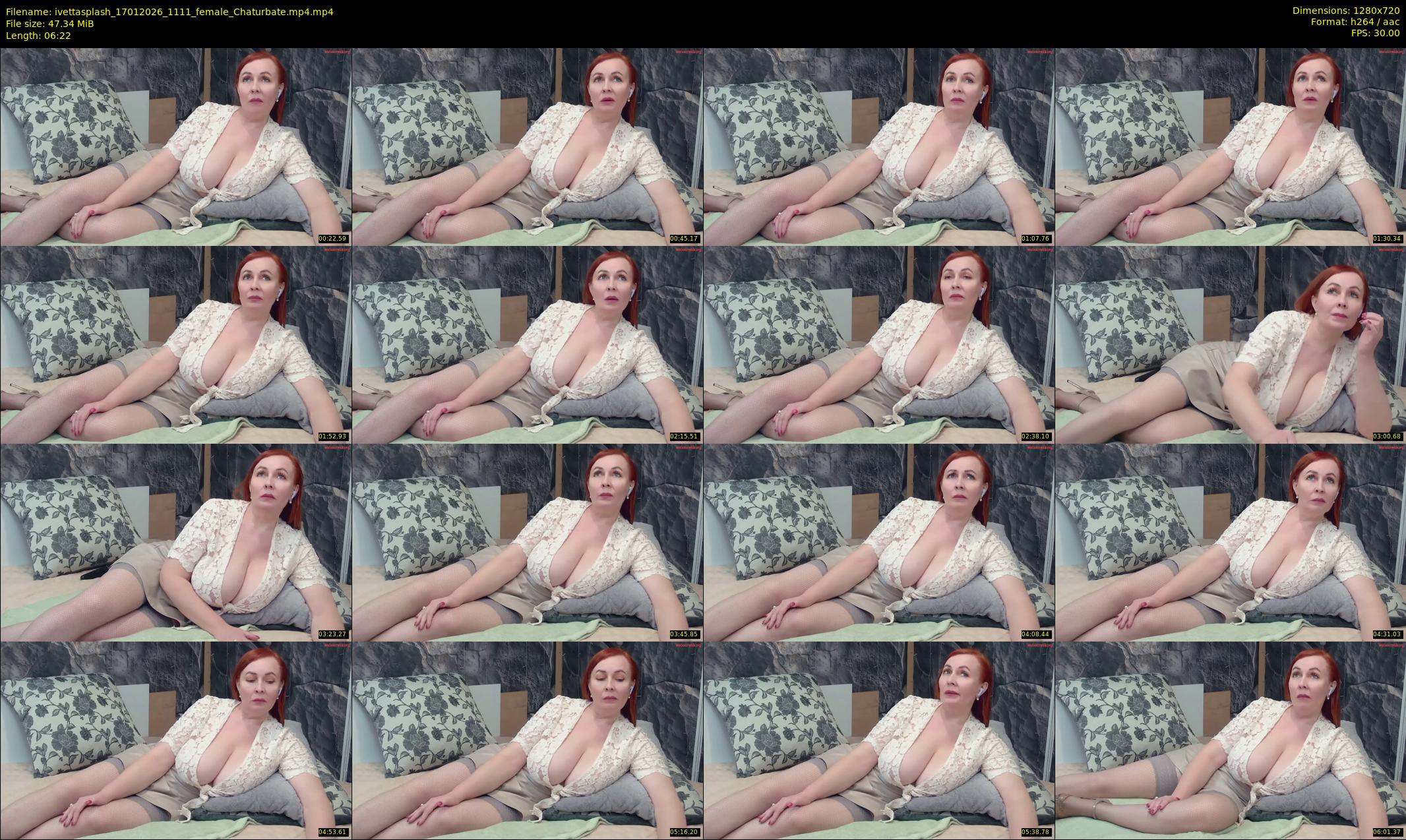ivettasplash — 7 minute Chaturbate female cam show recording, 720p, Jan 17, 2026