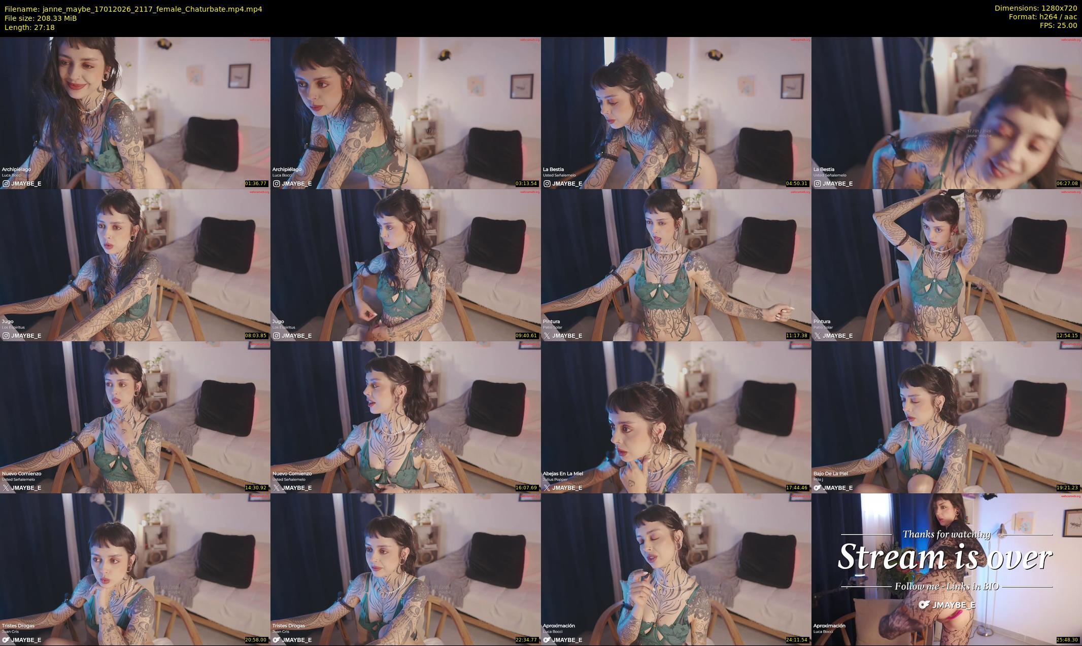 janne_maybe — 28 minute Chaturbate female cam show recording, 720p, Jan 17, 2026
