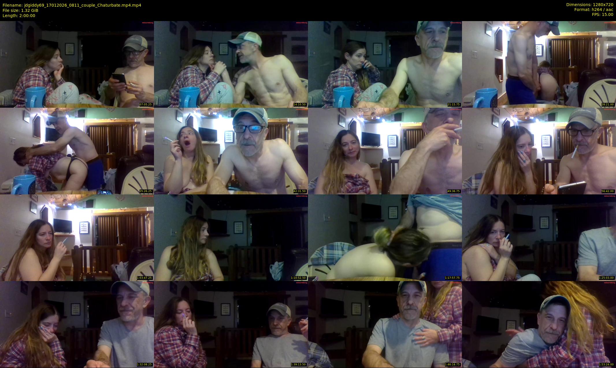 jdgiddy69 — 120 minute Chaturbate couple cam show recording, 720p, Jan 17, 2026