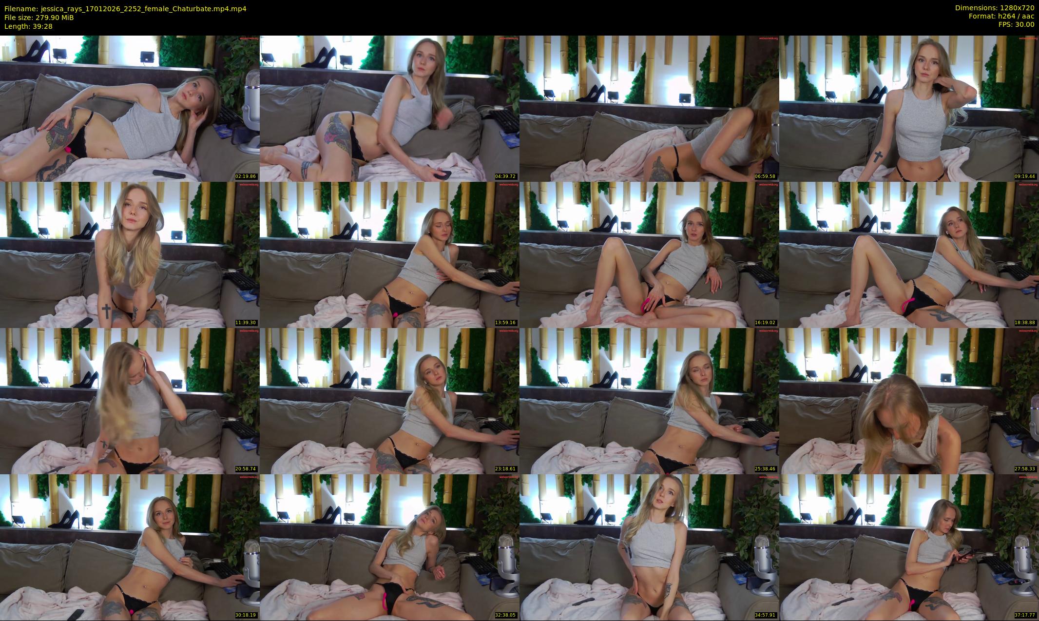 jessica_rays — 40 minute Chaturbate couple cam show recording, 720p, Jan 17, 2026