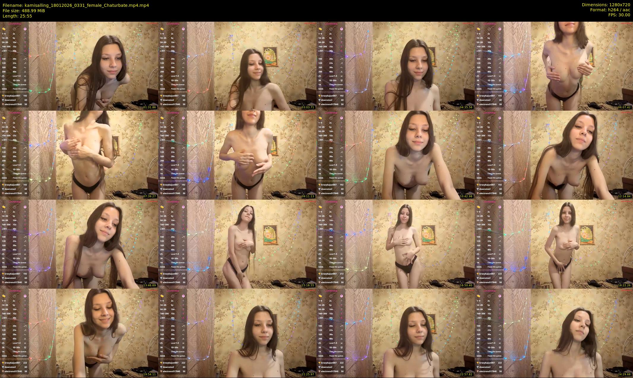 kamisalling — 26 minute Chaturbate female cam show recording, 720p, Jan 18, 2026