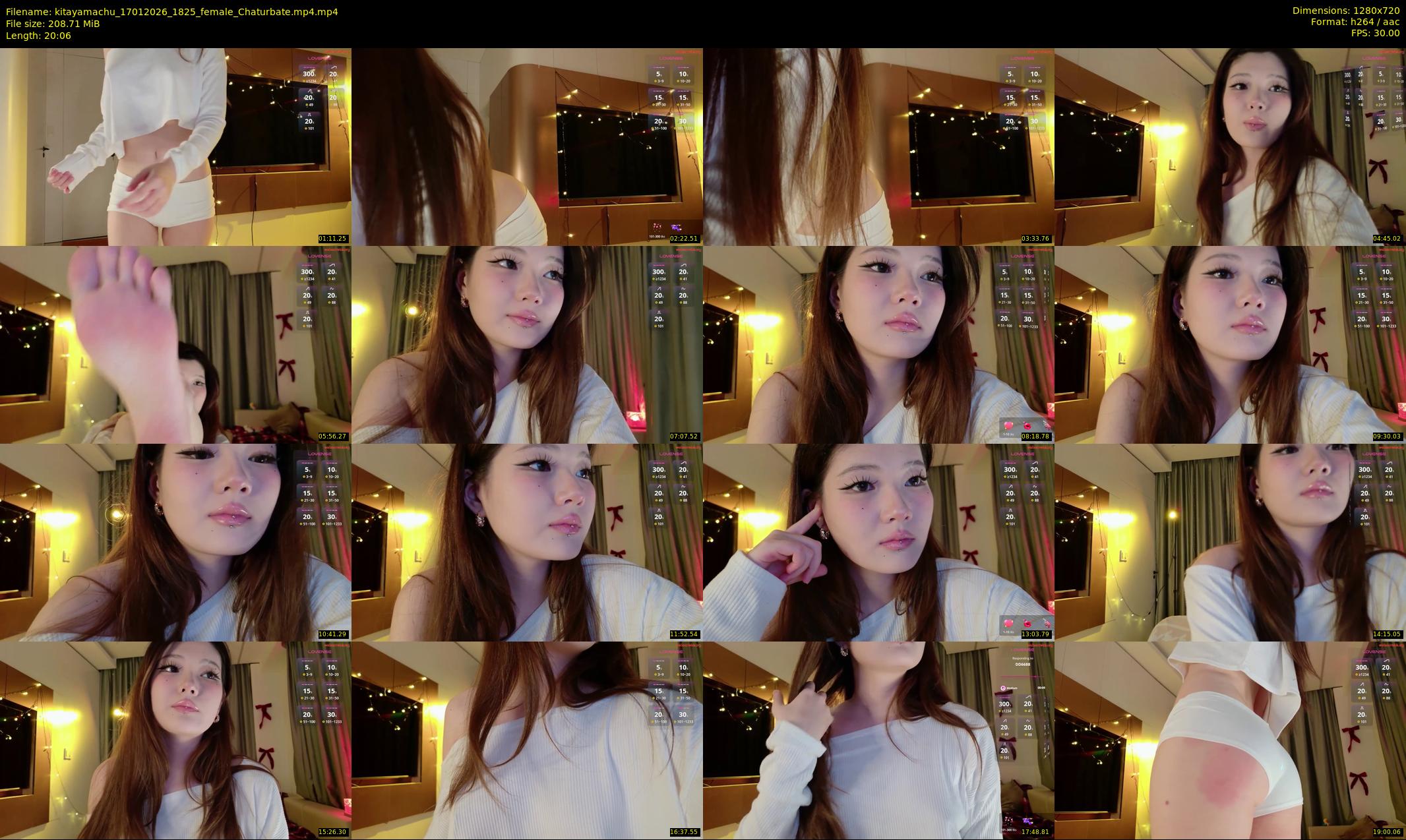 kitayamachu — 21 minute Chaturbate female cam show recording, 720p, Jan 17, 2026
