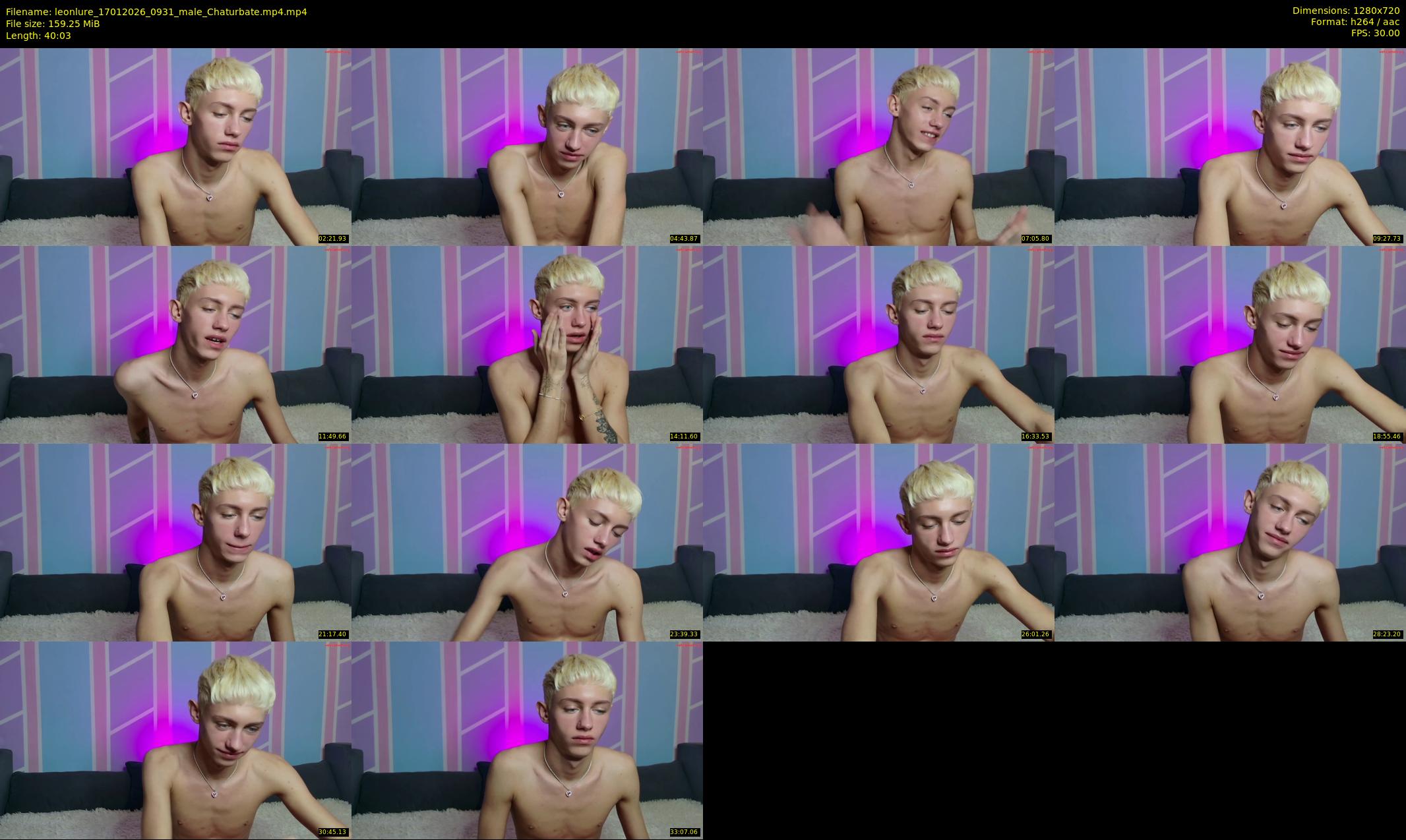 leonlure — 41 minute Chaturbate male cam show recording, 720p, Jan 17, 2026