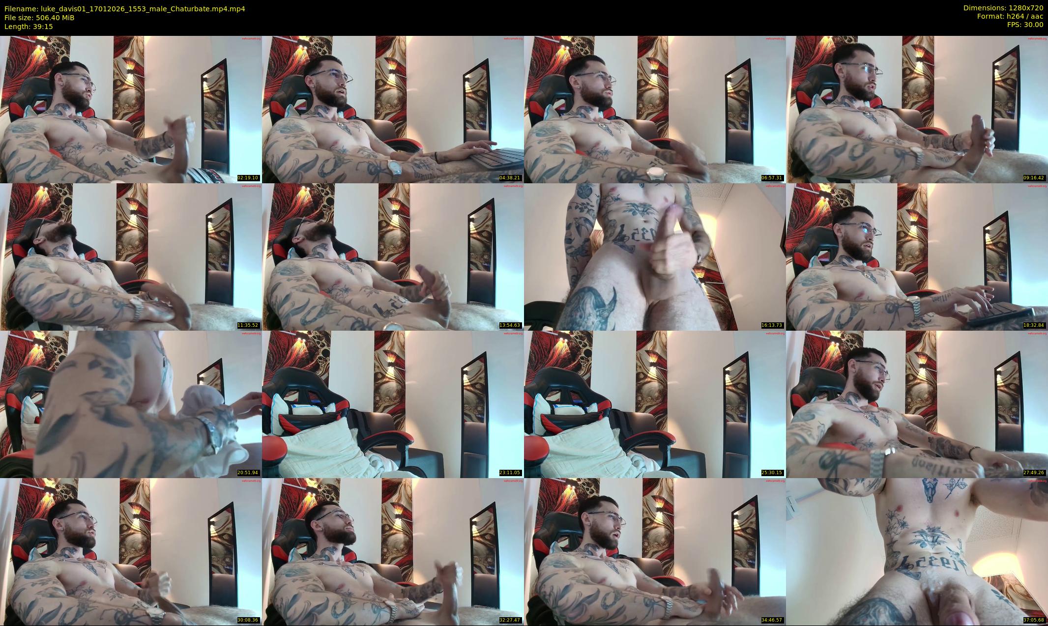 luke_davis01 — 40 minute Chaturbate male cam show recording, 720p, Jan 17, 2026