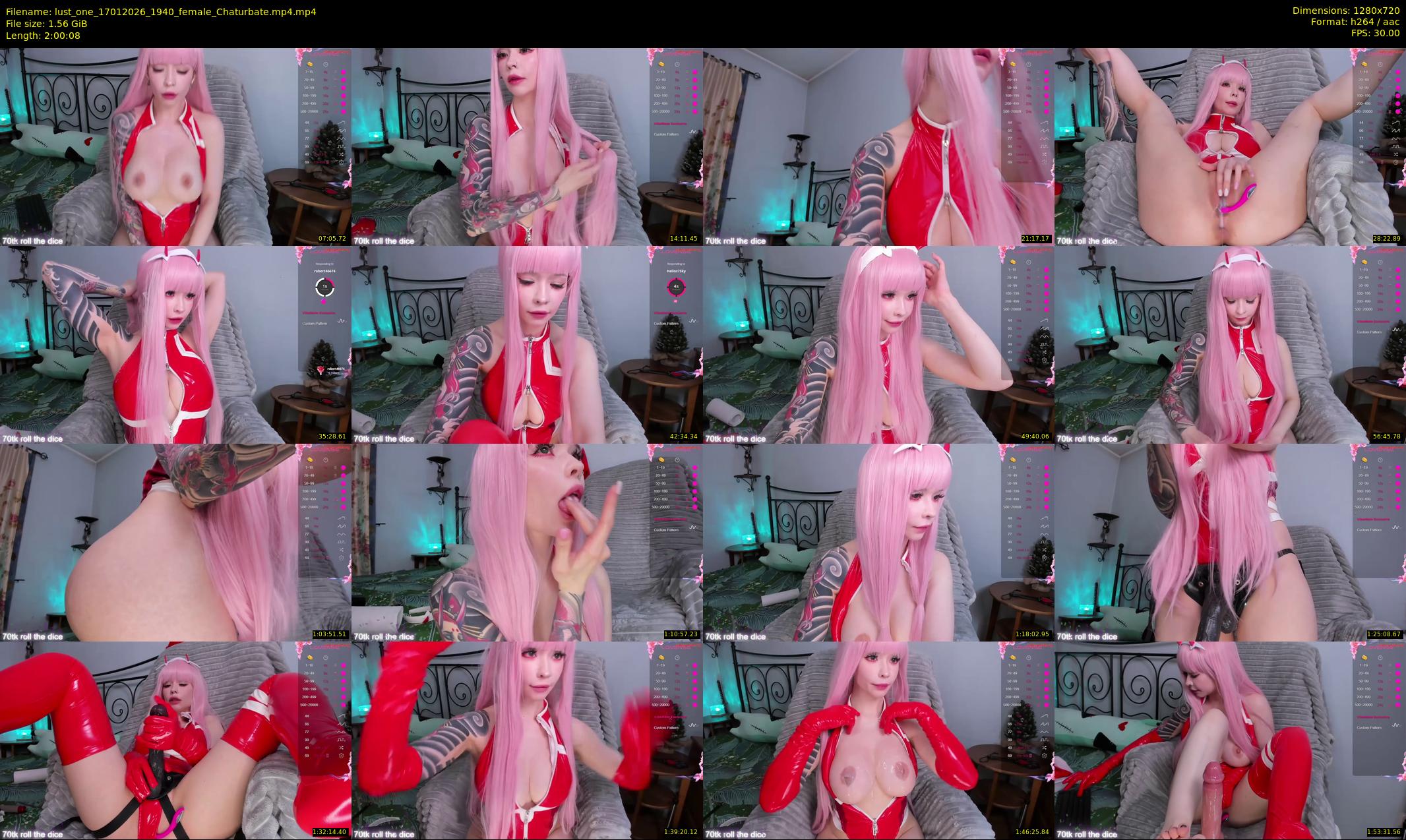 lust_one — 121 minute Chaturbate female cam show recording, 720p, Jan 17, 2026
