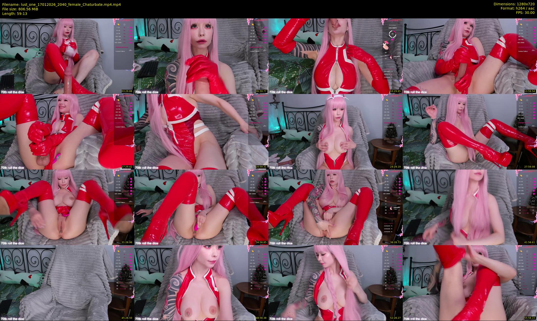 lust_one — 60 minute Chaturbate female cam show recording, 720p, Jan 17, 2026