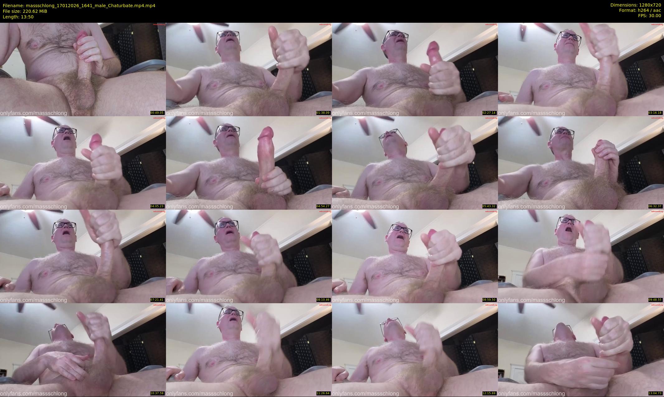 massschlong — 14 minute Chaturbate male cam show recording, 720p, Jan 17, 2026