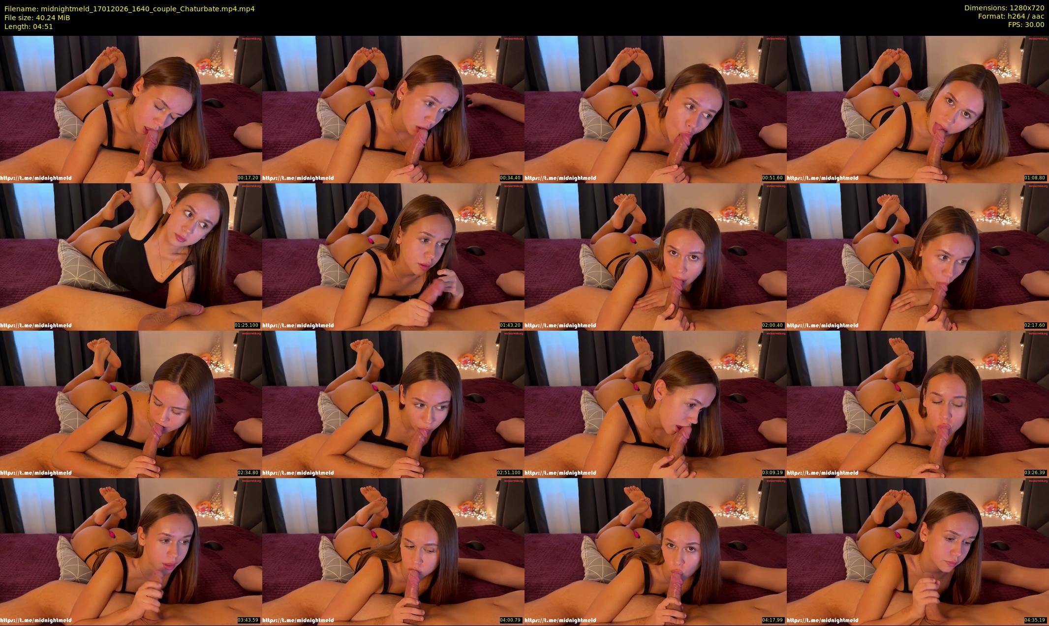 midnightmeld — 5 minute Chaturbate couple cam show recording, 720p, Jan 17, 2026