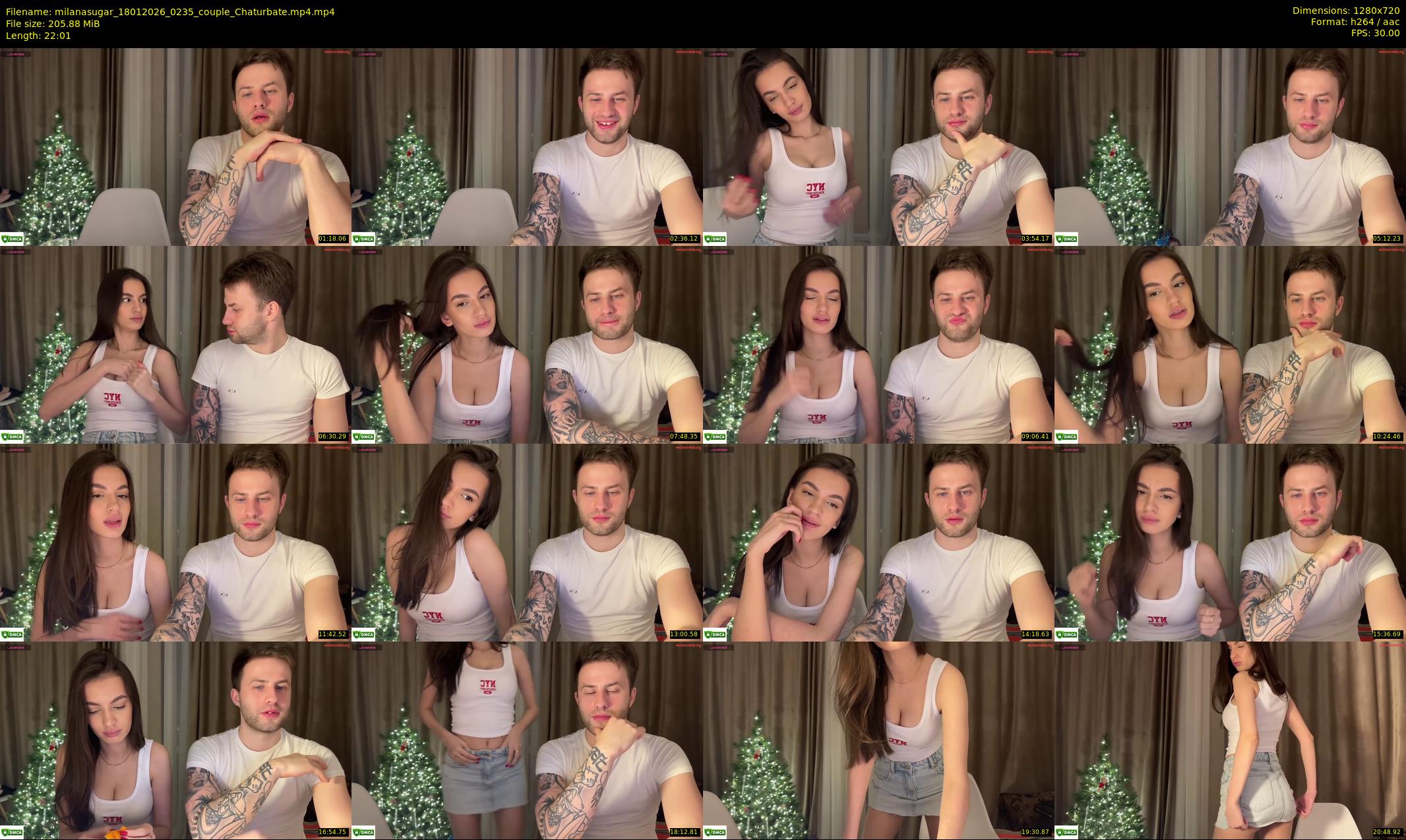 milanasugar — 23 minute Chaturbate couple cam show recording, 720p, Jan 18, 2026