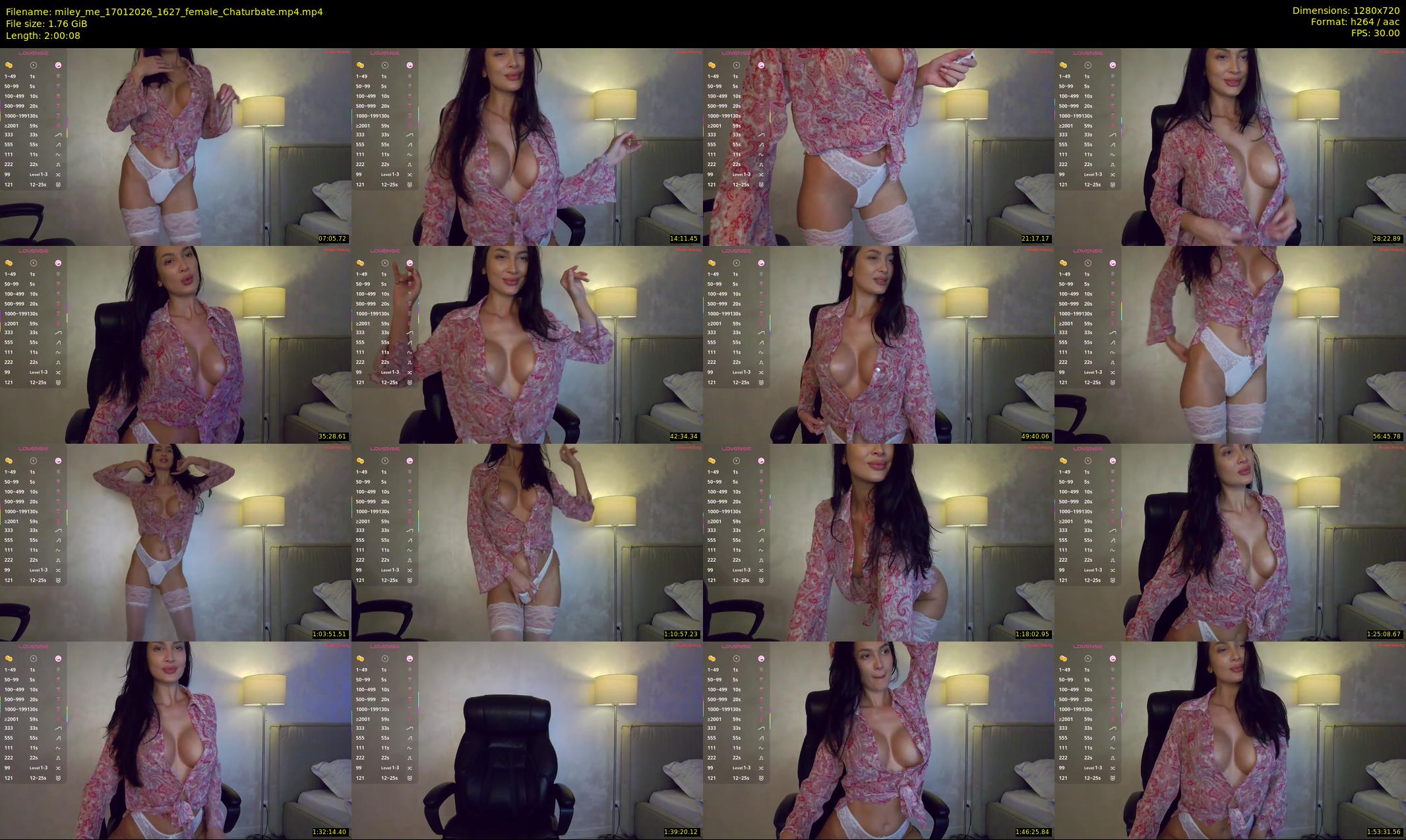 miley_me — 121 minute Chaturbate female cam show recording, 720p, Jan 17, 2026