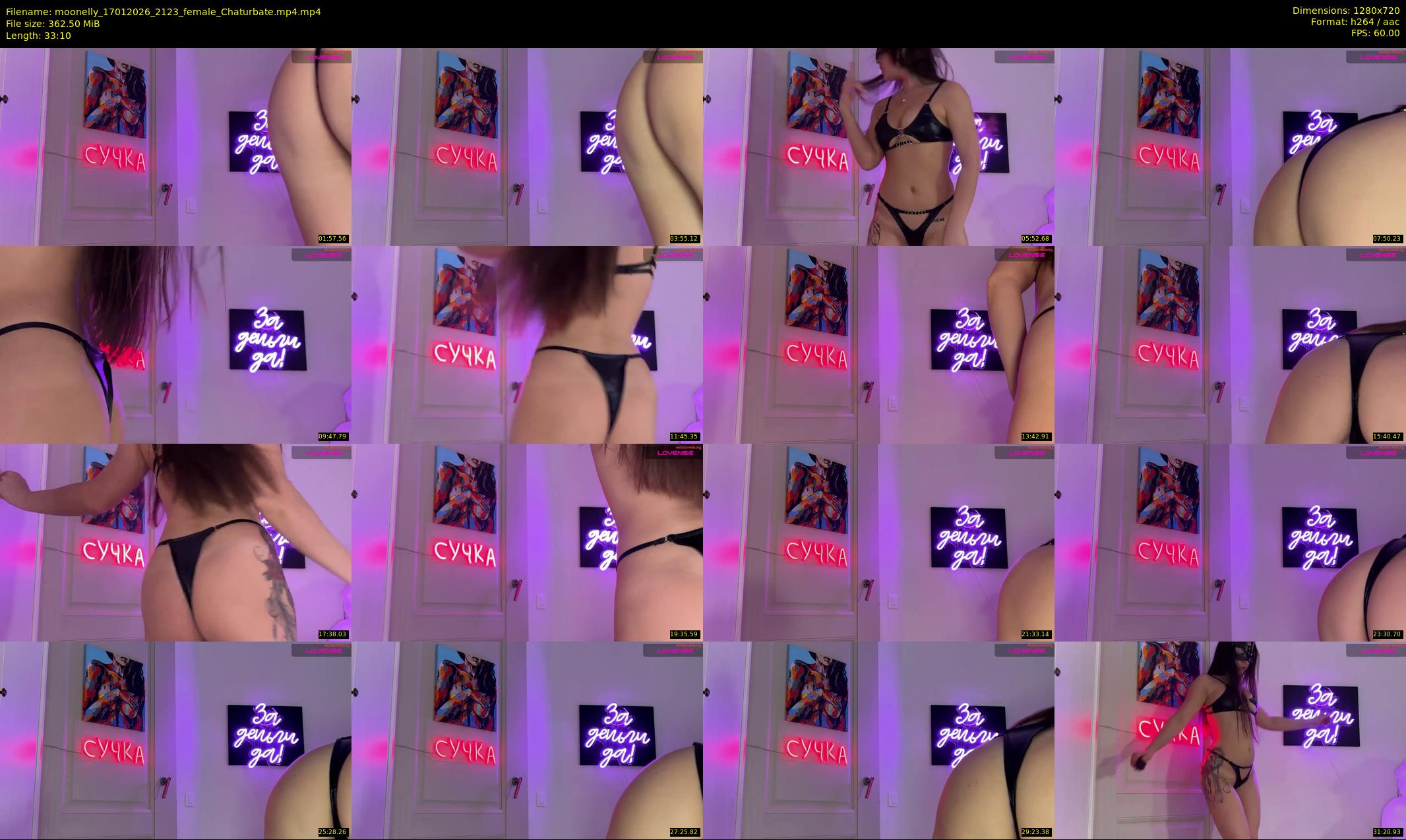 moonelly — 34 minute Chaturbate female cam show recording, 720p, Jan 17, 2026