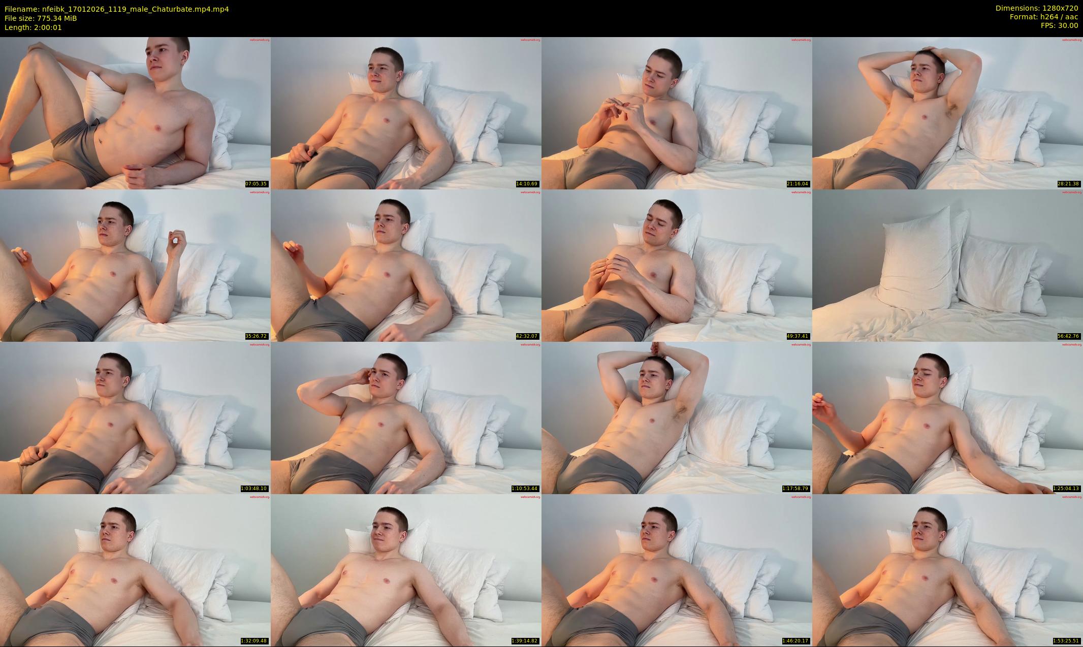 nfeibk — 121 minute Chaturbate male cam show recording, 720p, Jan 17, 2026