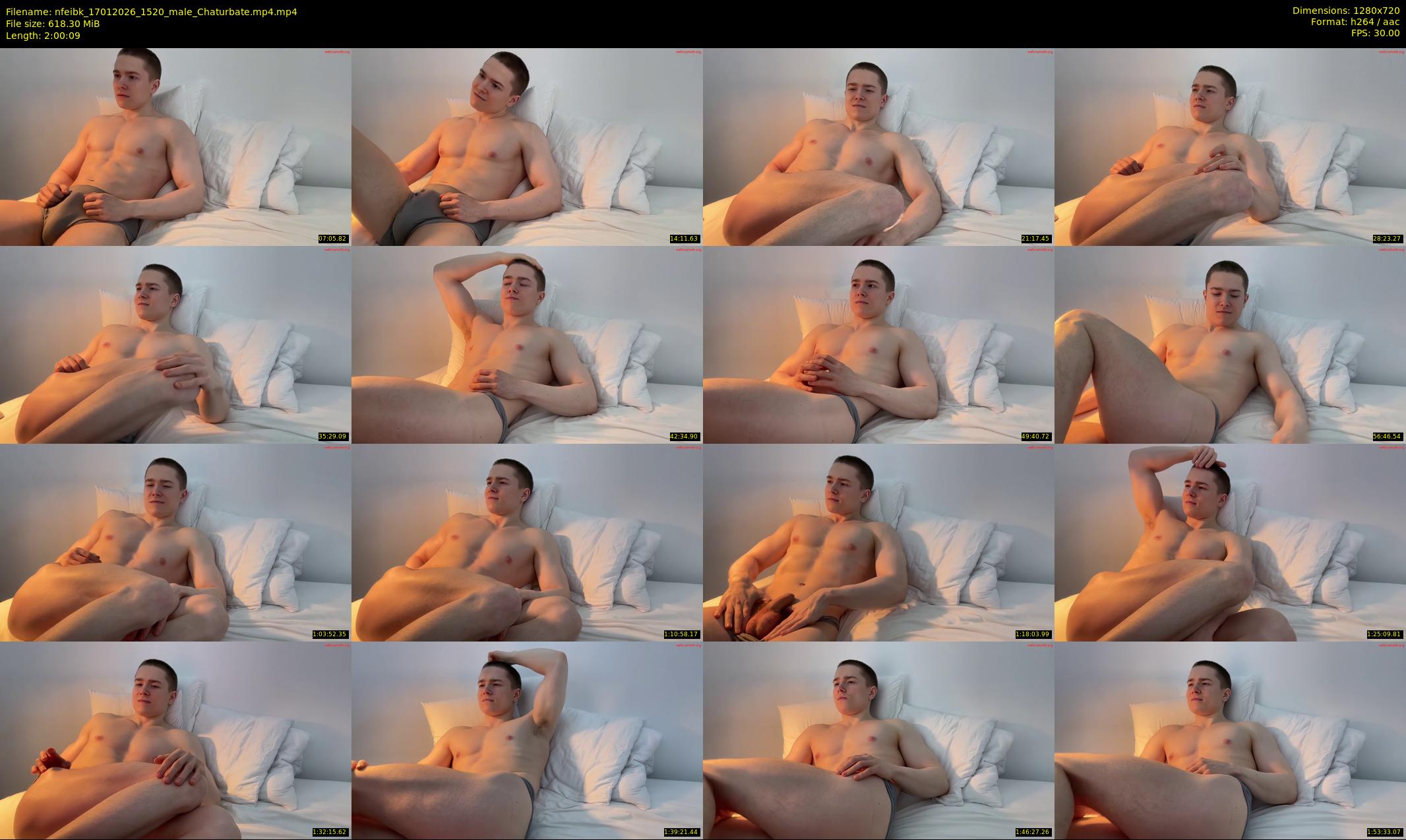 nfeibk — 121 minute Chaturbate male cam show recording, 720p, Jan 17, 2026