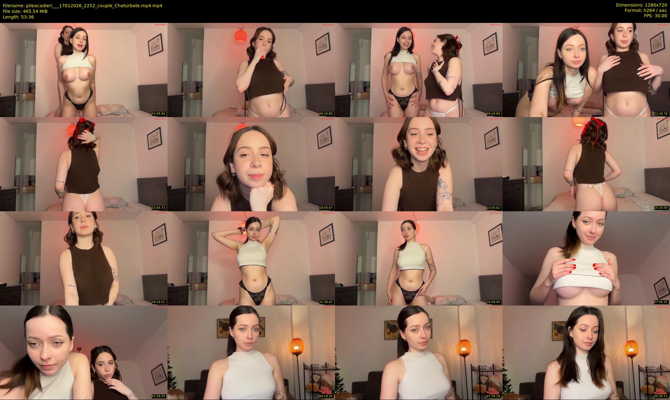 pileacadieri__ — 54 minute Chaturbate female cam show recording, 720p, Jan 17, 2026