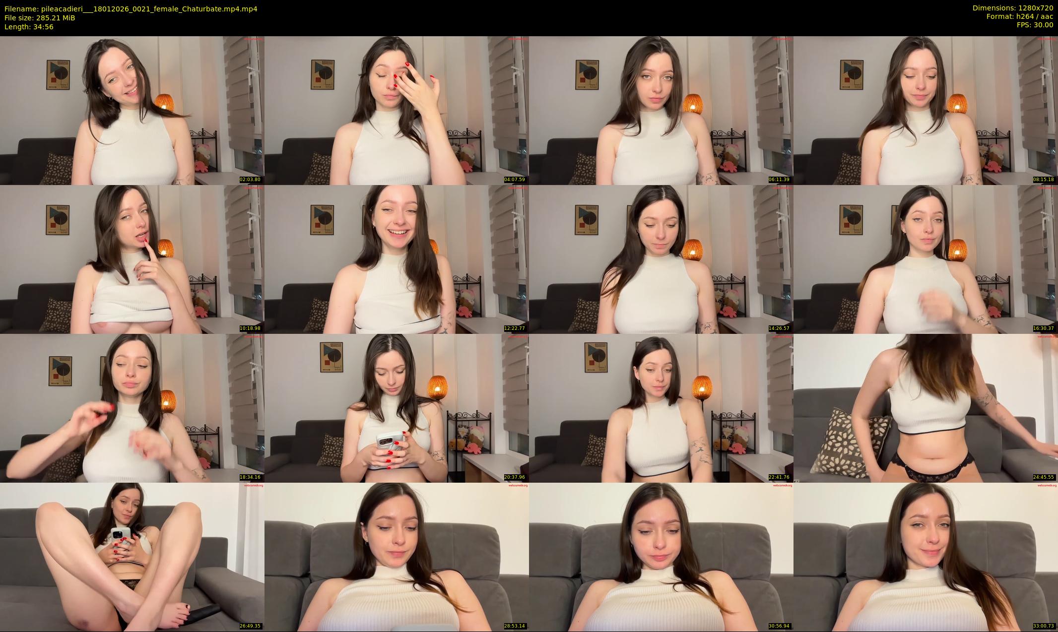 pileacadieri__ — 35 minute Chaturbate female cam show recording, 720p, Jan 18, 2026