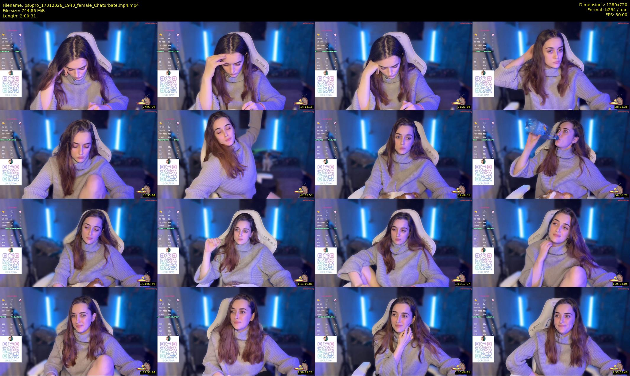 ps6pro — 121 minute Chaturbate female cam show recording, 720p, Jan 17, 2026