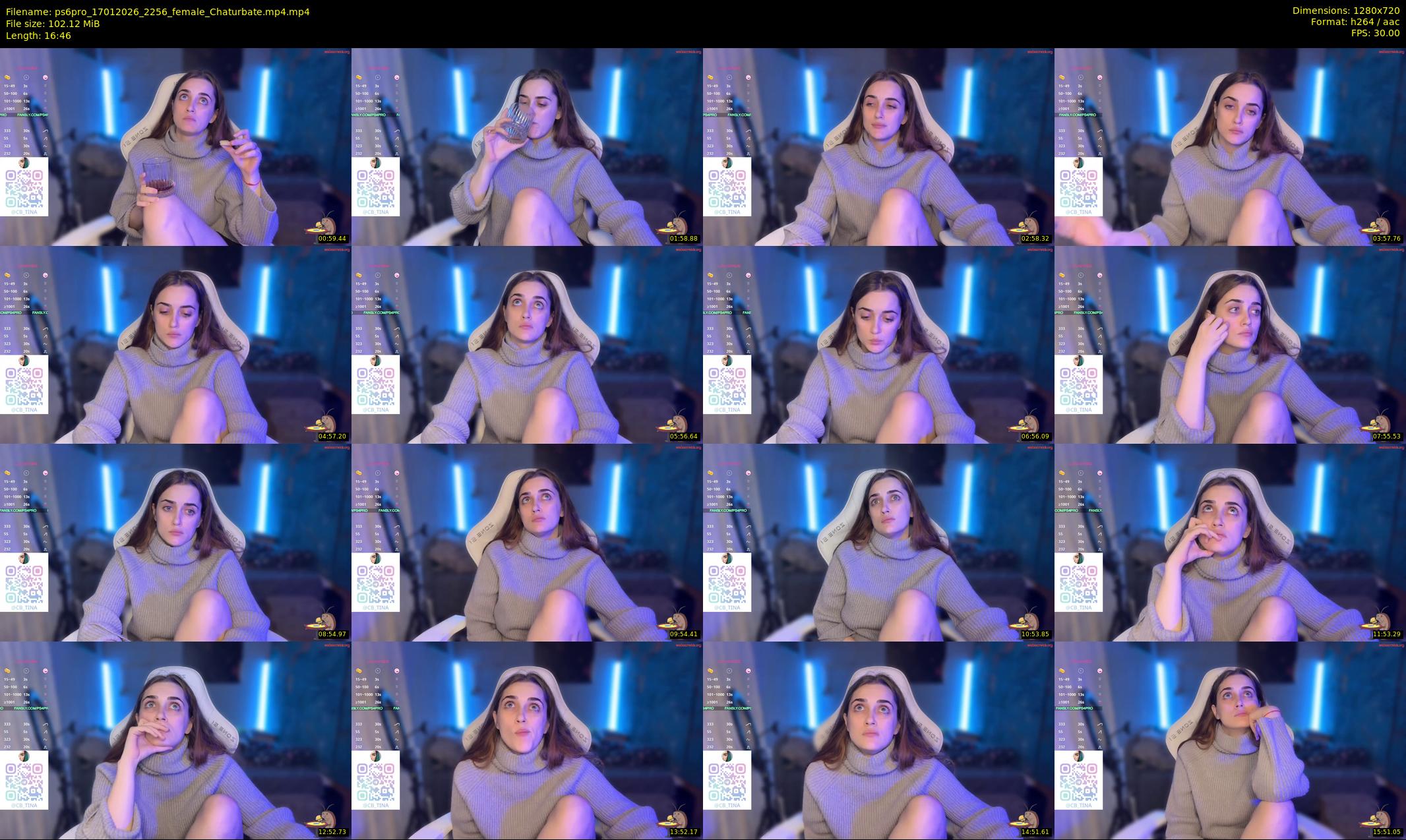 ps6pro — 17 minute Chaturbate female cam show recording, 720p, Jan 17, 2026